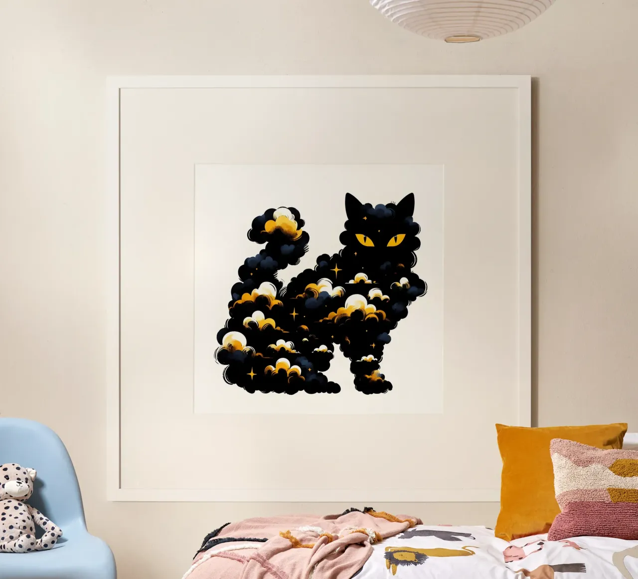 Ritratto di gatto poster da ARTOMATIC
