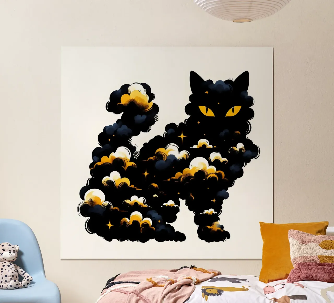 Ritratto di gatto poster da ARTOMATIC