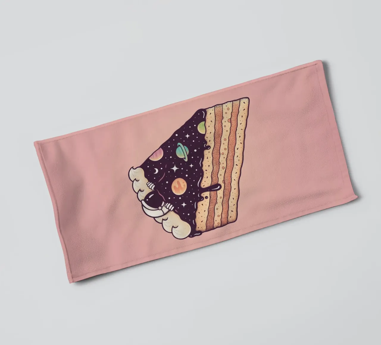 Enkel Dika - Sweet Space asciugamano da bagno da The Artcircle