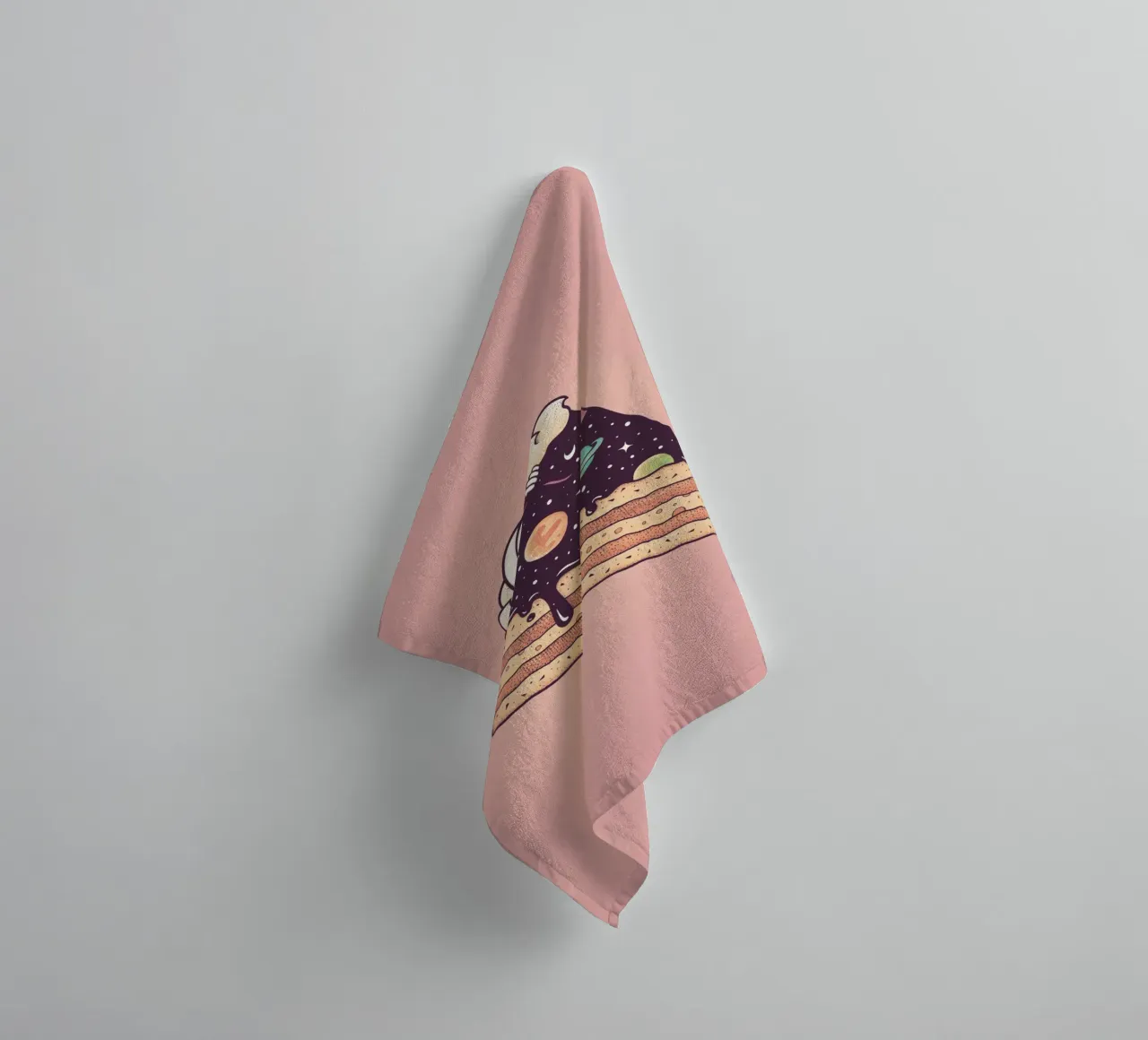 Enkel Dika - Sweet Space asciugamano da bagno da The Artcircle