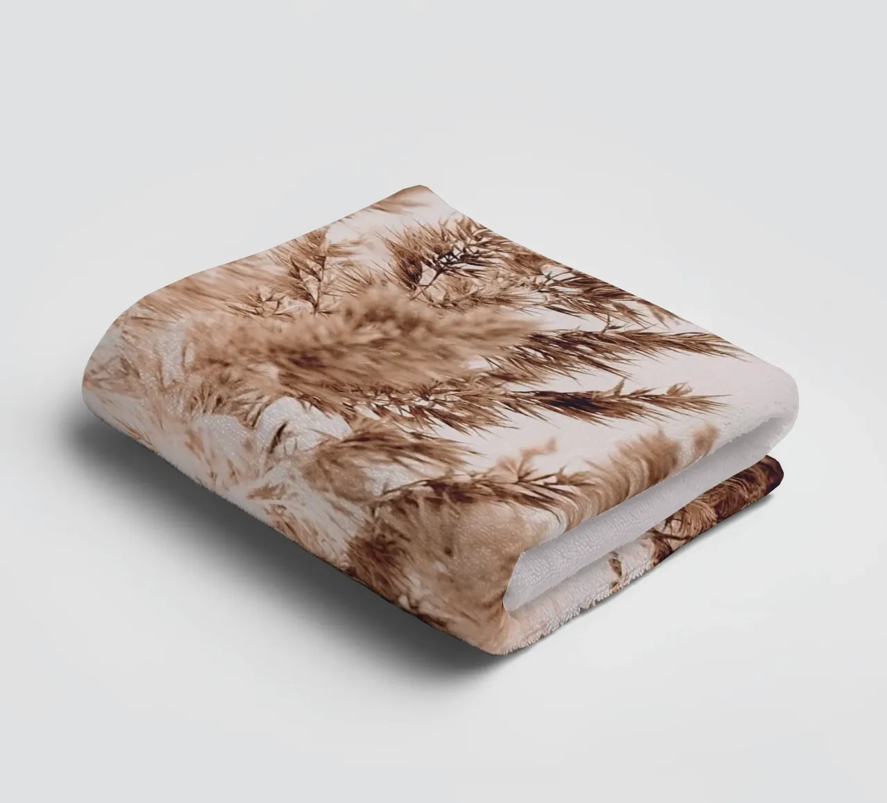 Pampas grass in boho style - natural elegance towel by Whole©