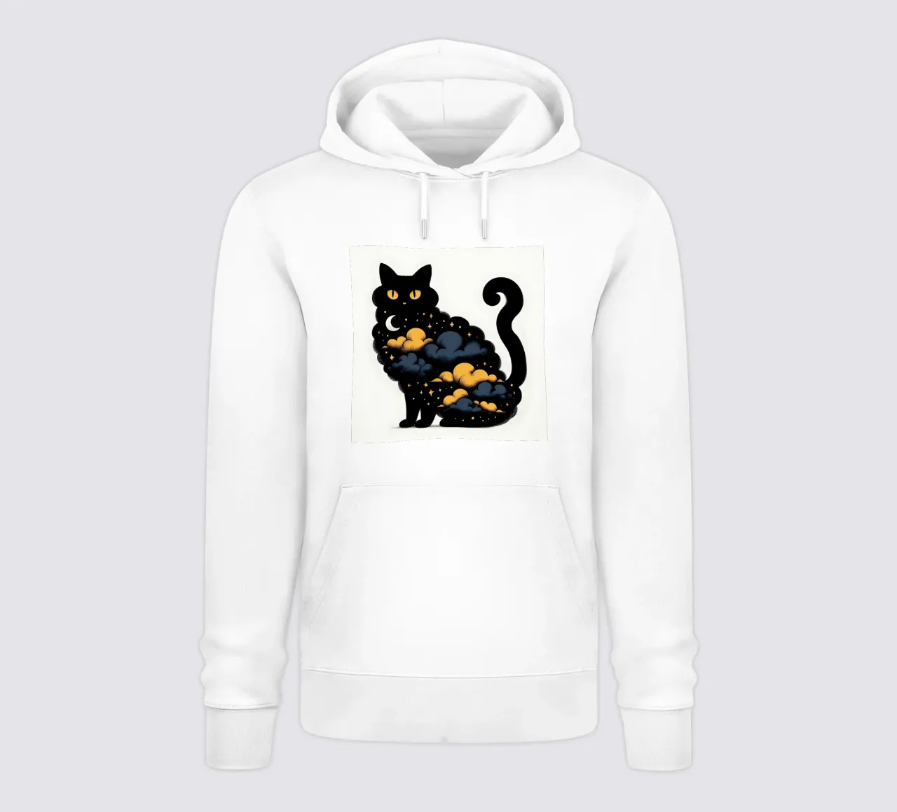 Kitty Kat felpa con cappuccio da ARTOMATIC