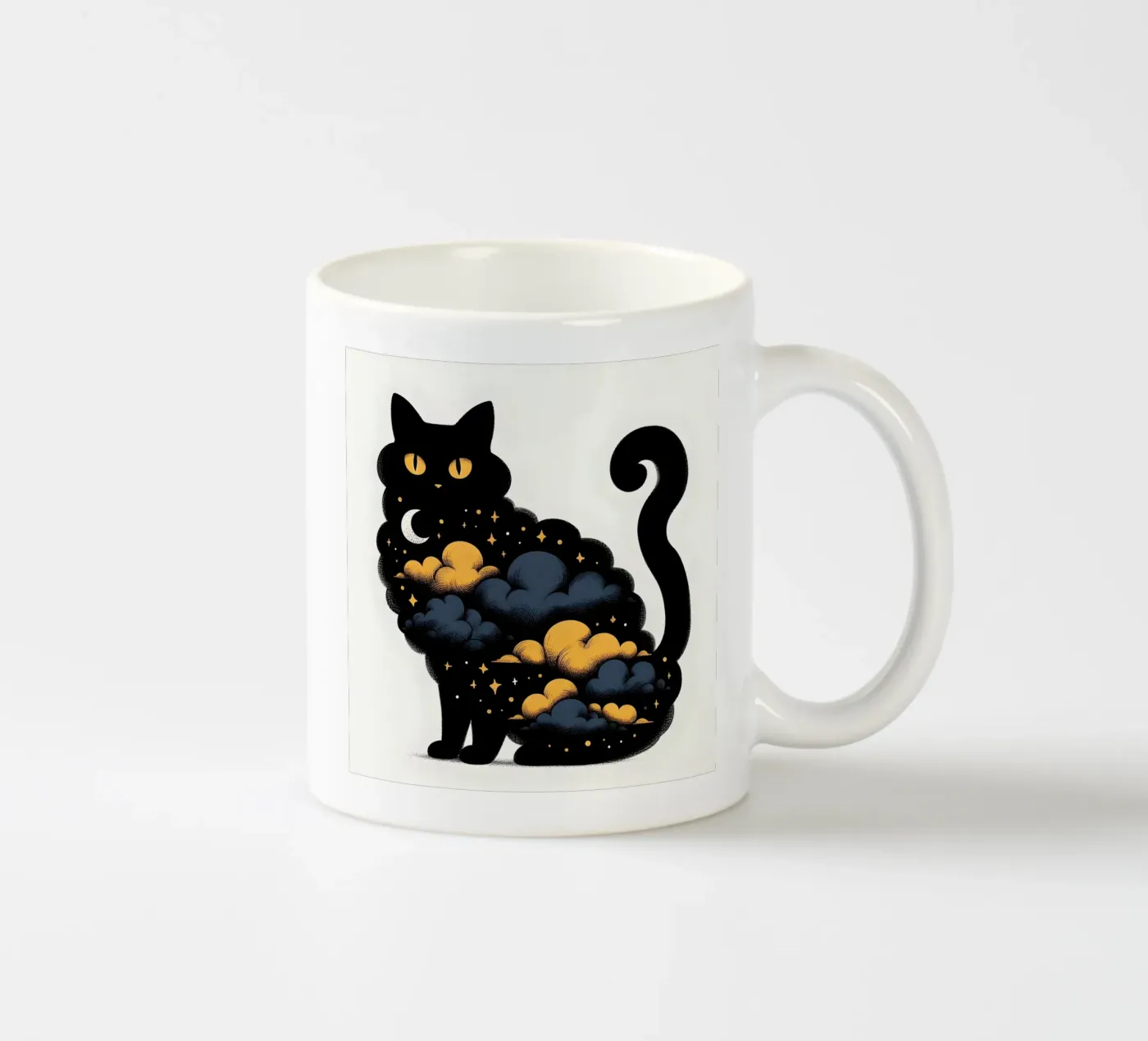 Kitty Kat ceramic mug by ARTOMATIC