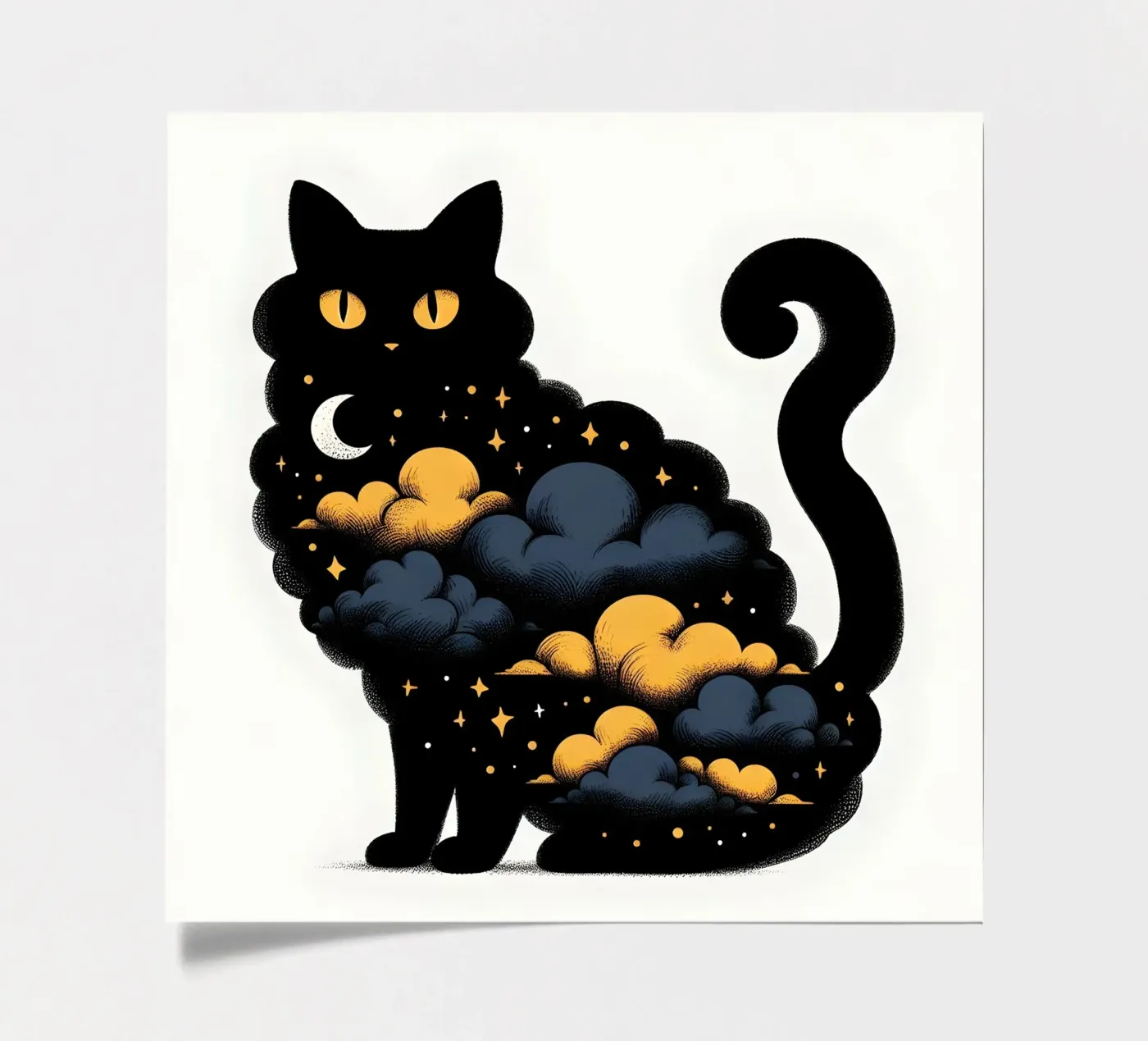 Kitty Kat sticker sheet by ARTOMATIC