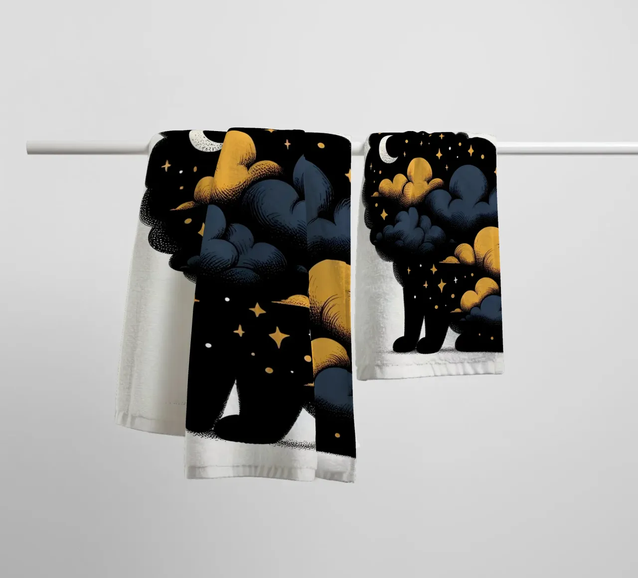 Kitty Kat towel by ARTOMATIC