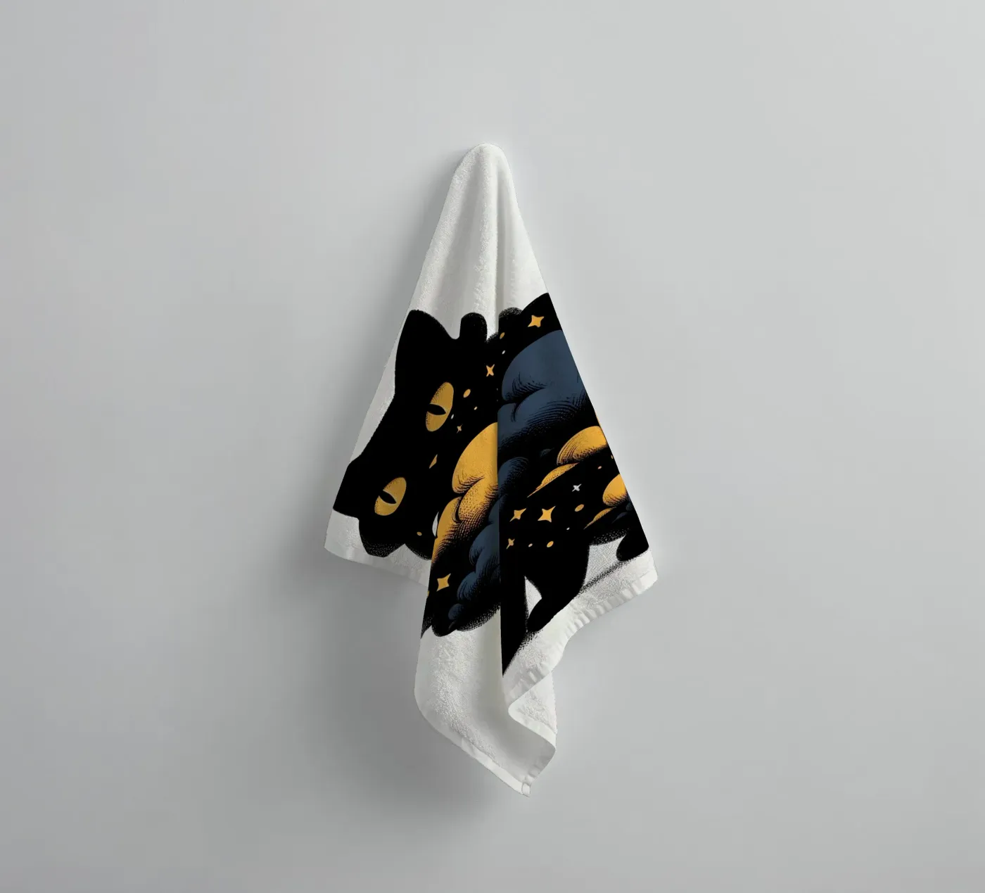 Kitty Kat towel by ARTOMATIC