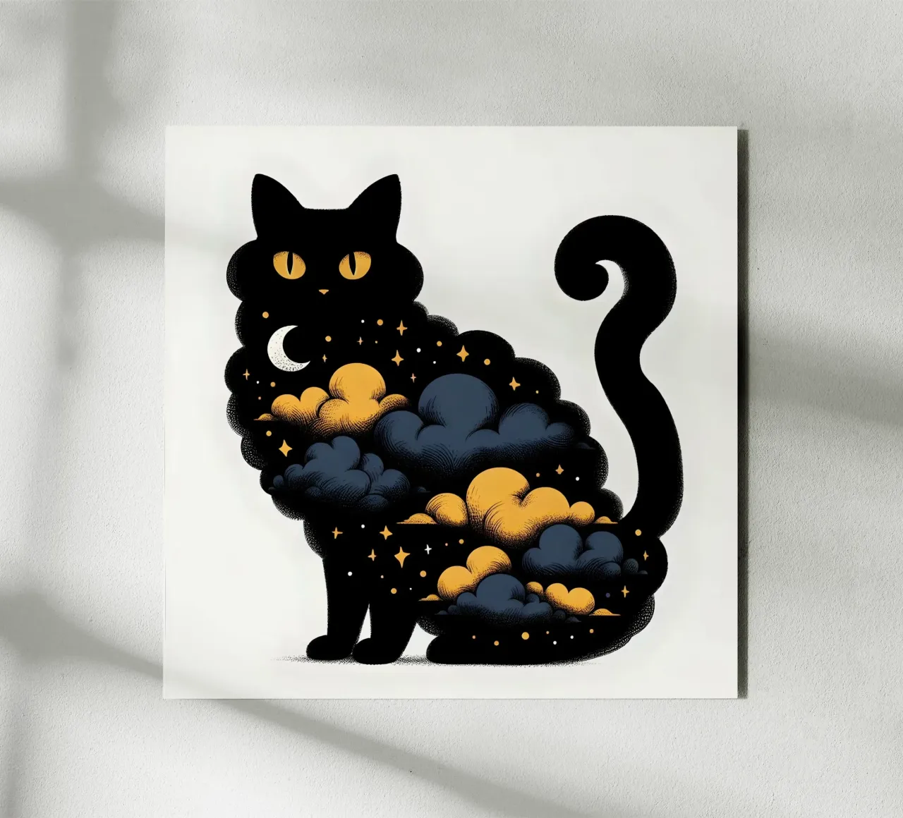 Kitty Kat alluminio dibond da ARTOMATIC