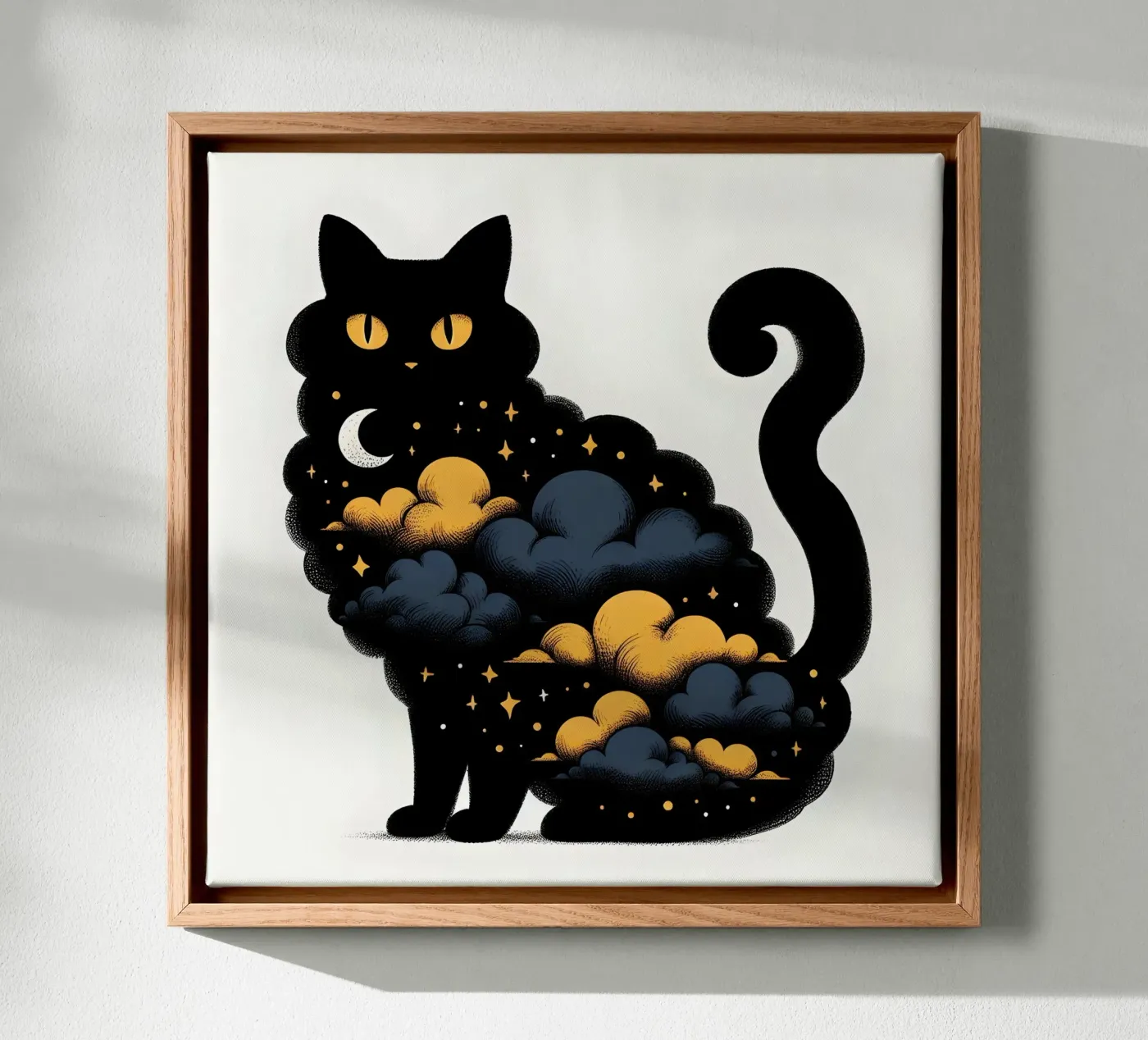 Kitty Kat canvas by ARTOMATIC