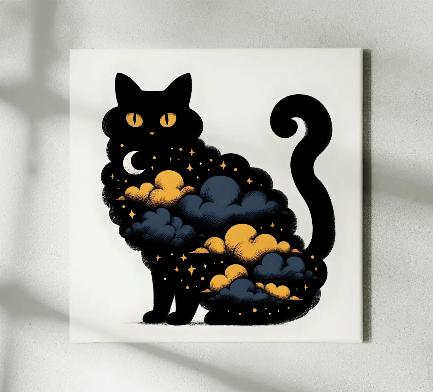 Kitty Kat canvas by ARTOMATIC