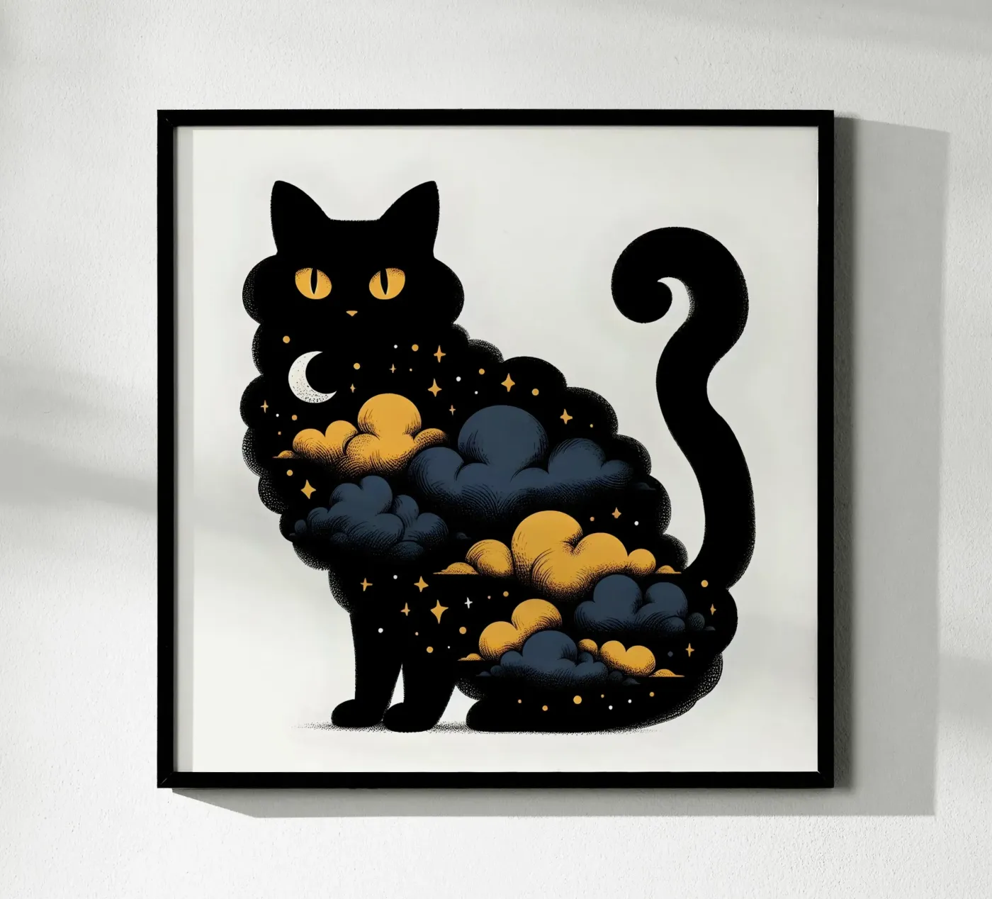 Kitty Kat poster van ARTOMATIC