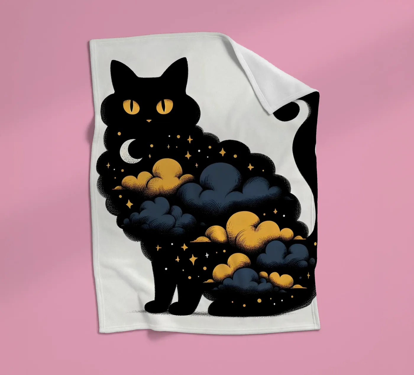Miezekatze Fleecedecke von ARTOMATIC