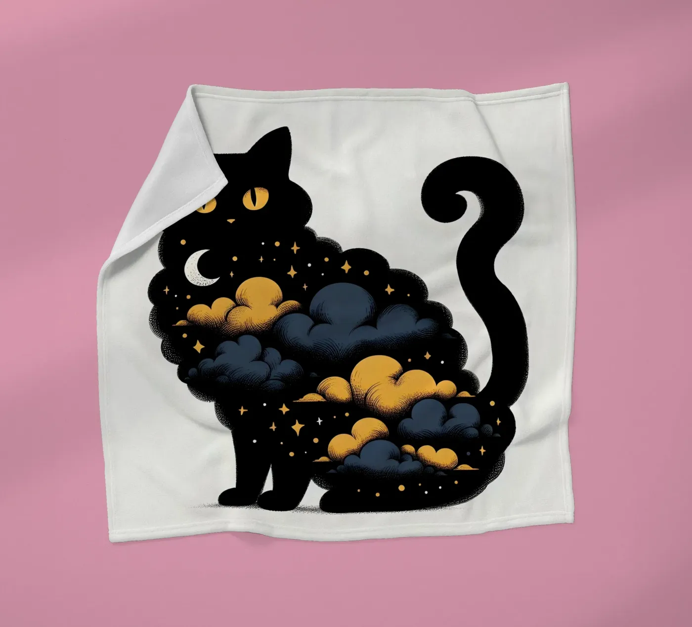 Miezekatze Fleecedecke von ARTOMATIC
