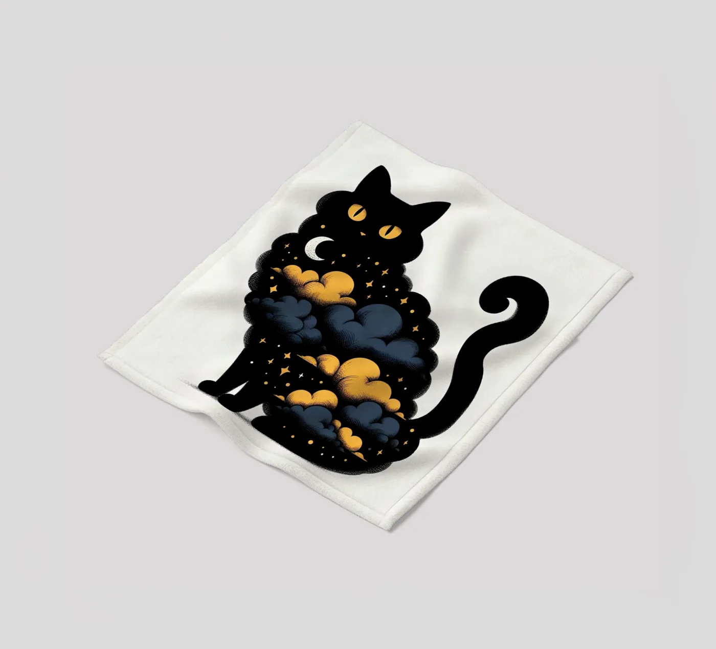 Miezekatze Fleecedecke von ARTOMATIC