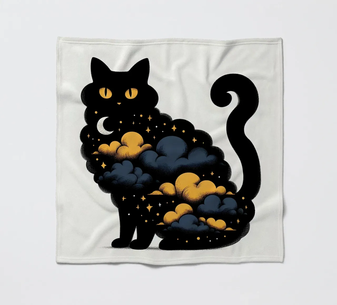 Miezekatze Fleecedecke von ARTOMATIC