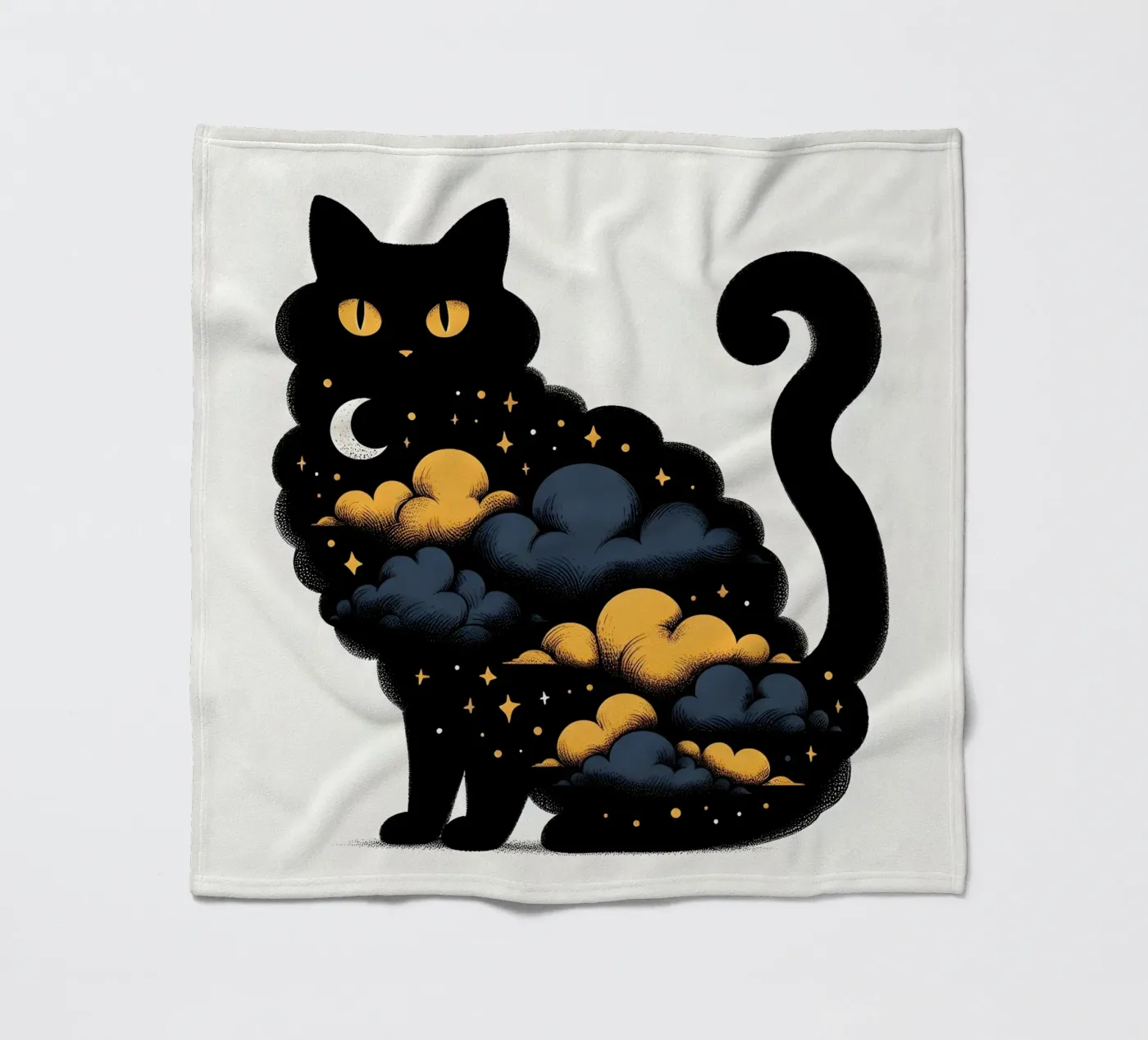 Miezekatze Fleecedecke von ARTOMATIC