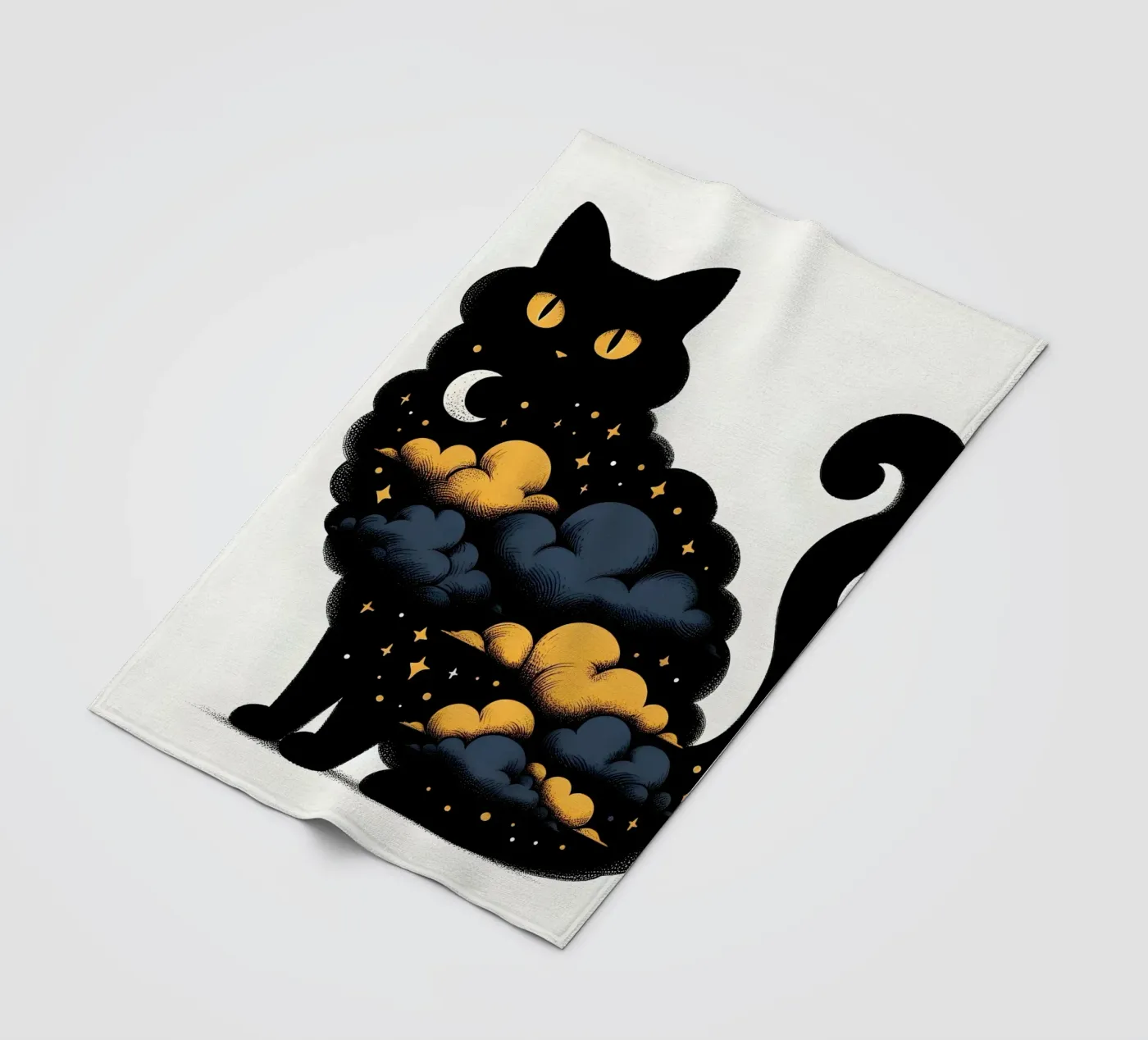 Miezekatze Fleecedecke von ARTOMATIC