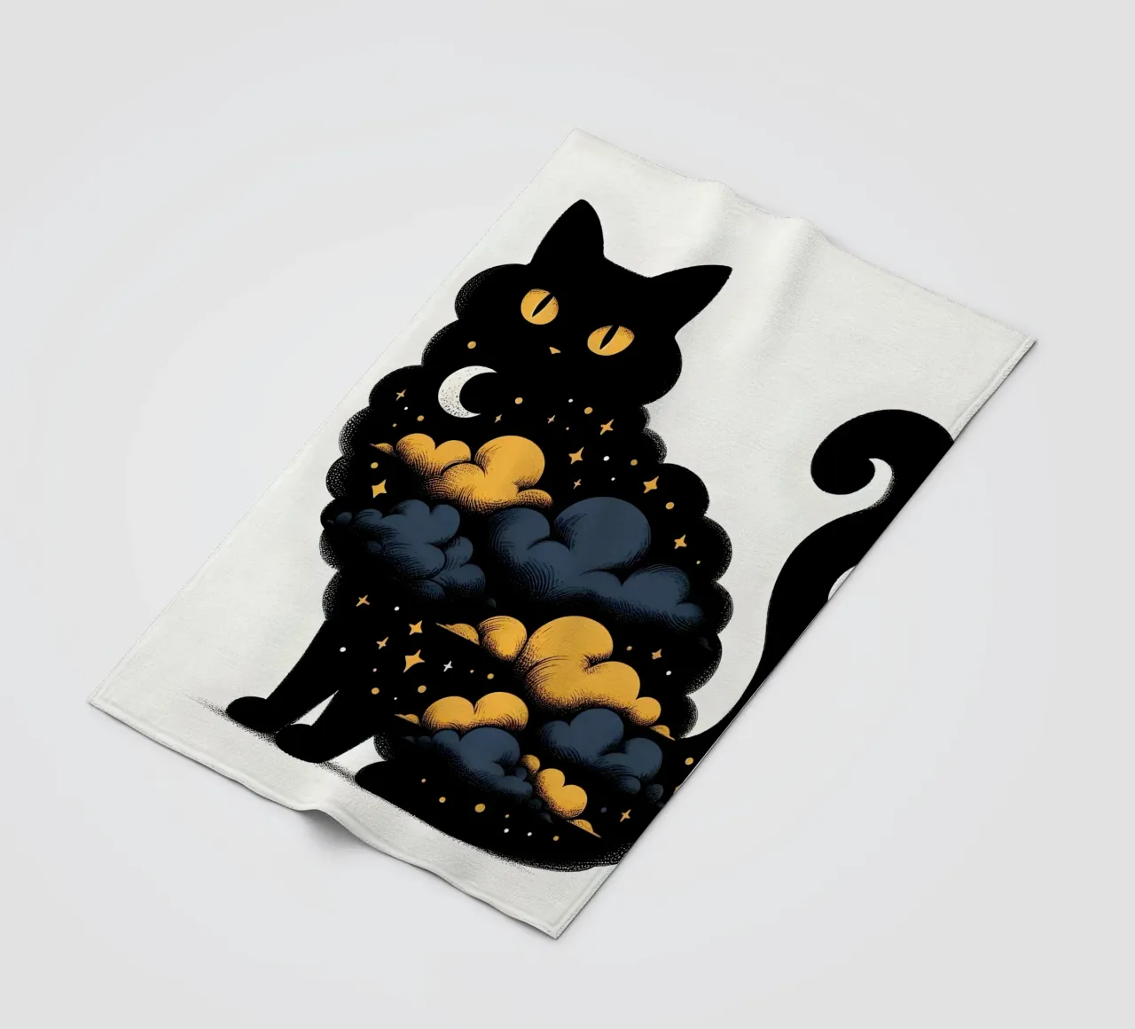 Miezekatze Fleecedecke von ARTOMATIC