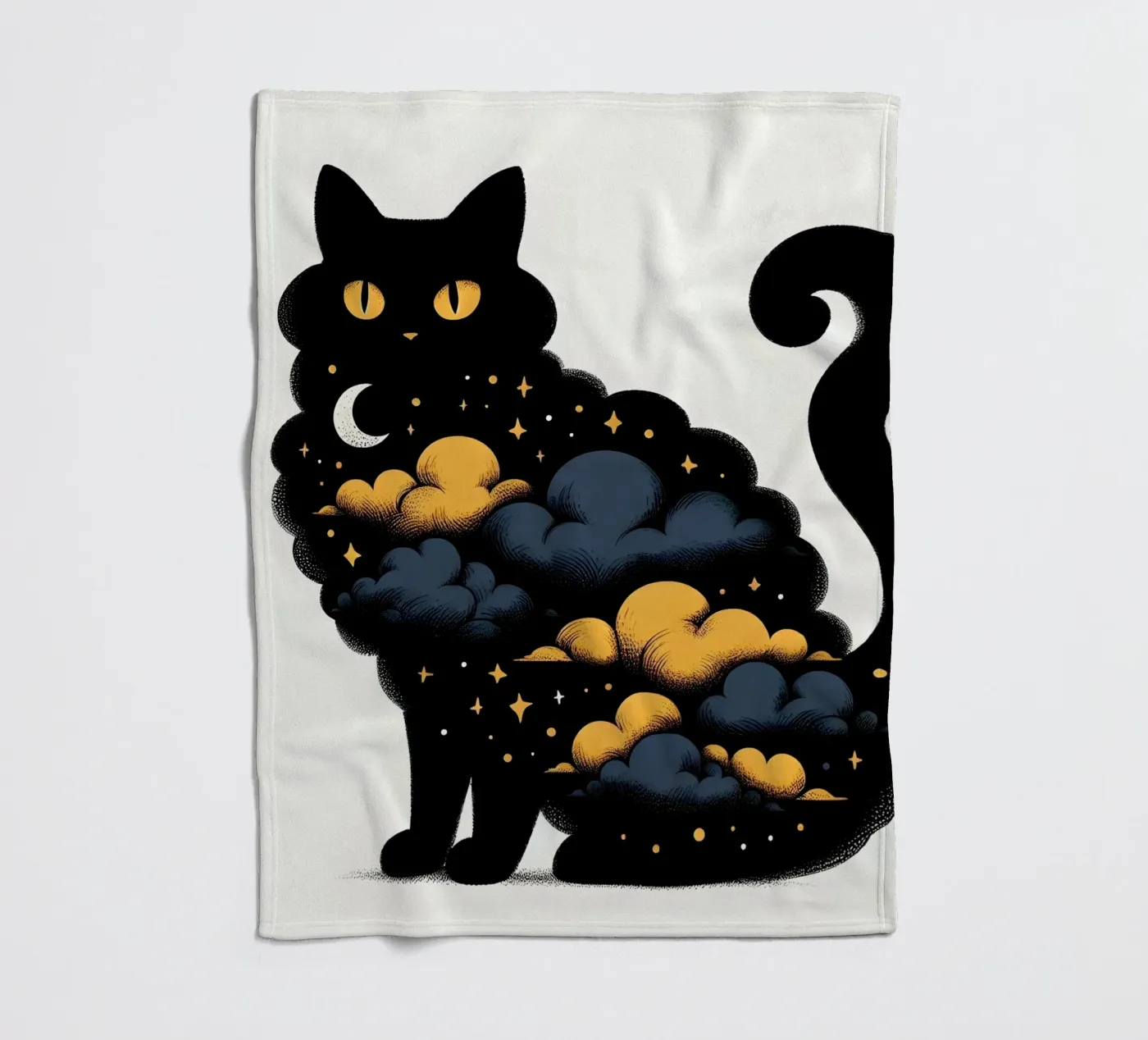 Miezekatze Fleecedecke von ARTOMATIC