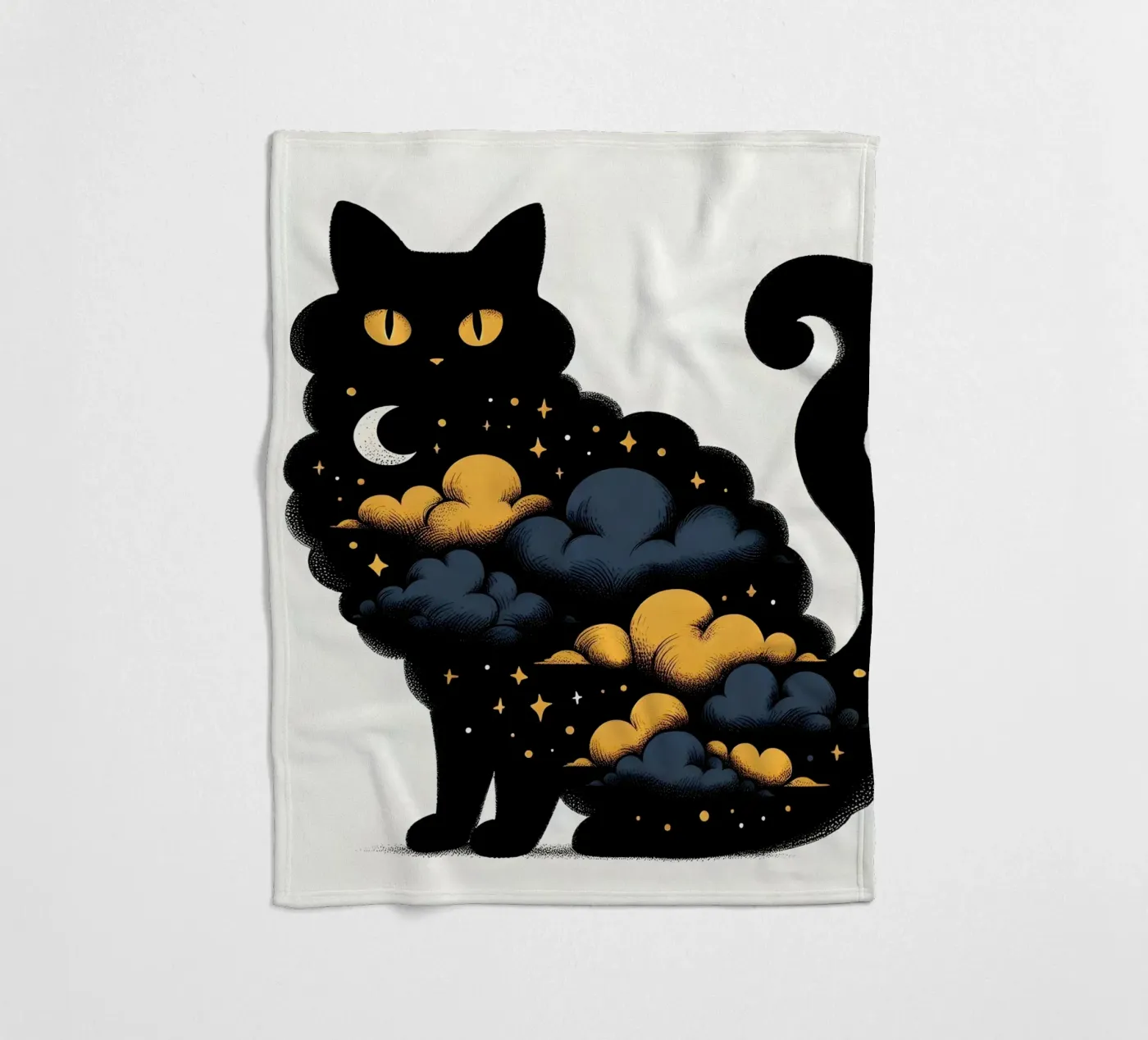 Miezekatze Fleecedecke von ARTOMATIC