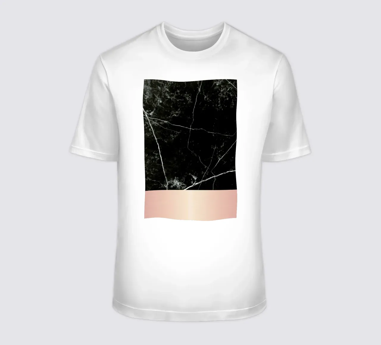 Black Marble Pink Edition t-shirt da cafelab