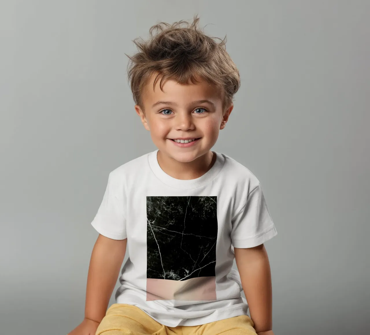 Black Marble Pink Edition kinder t-shirt van cafelab