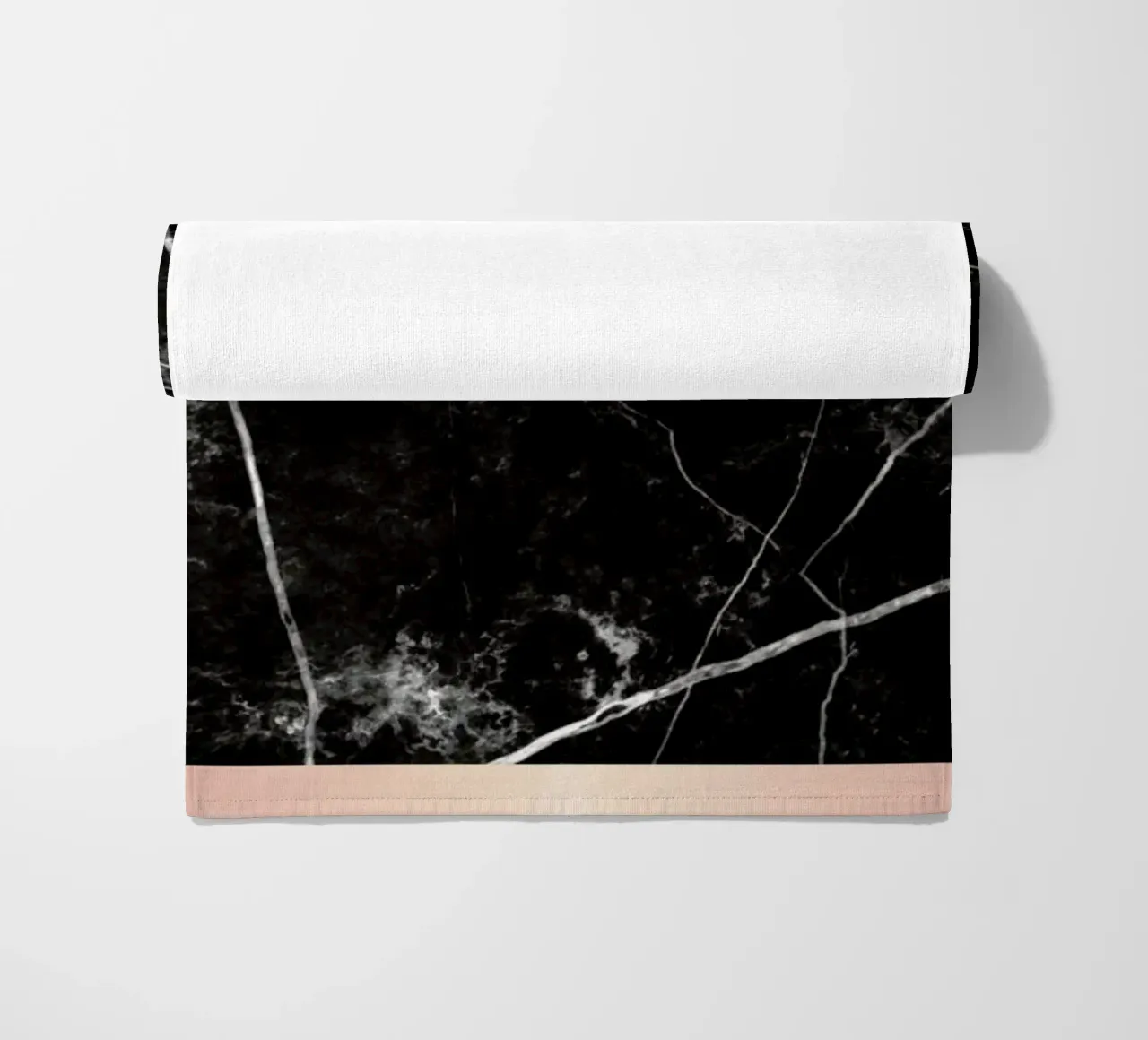 Black Marble Pink Edition telo mare da cafelab