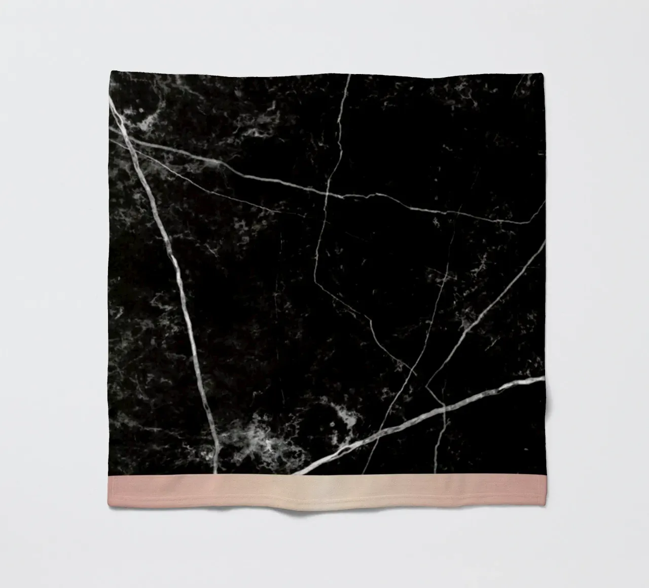 Black Marble Pink Edition coperta in pile da cafelab