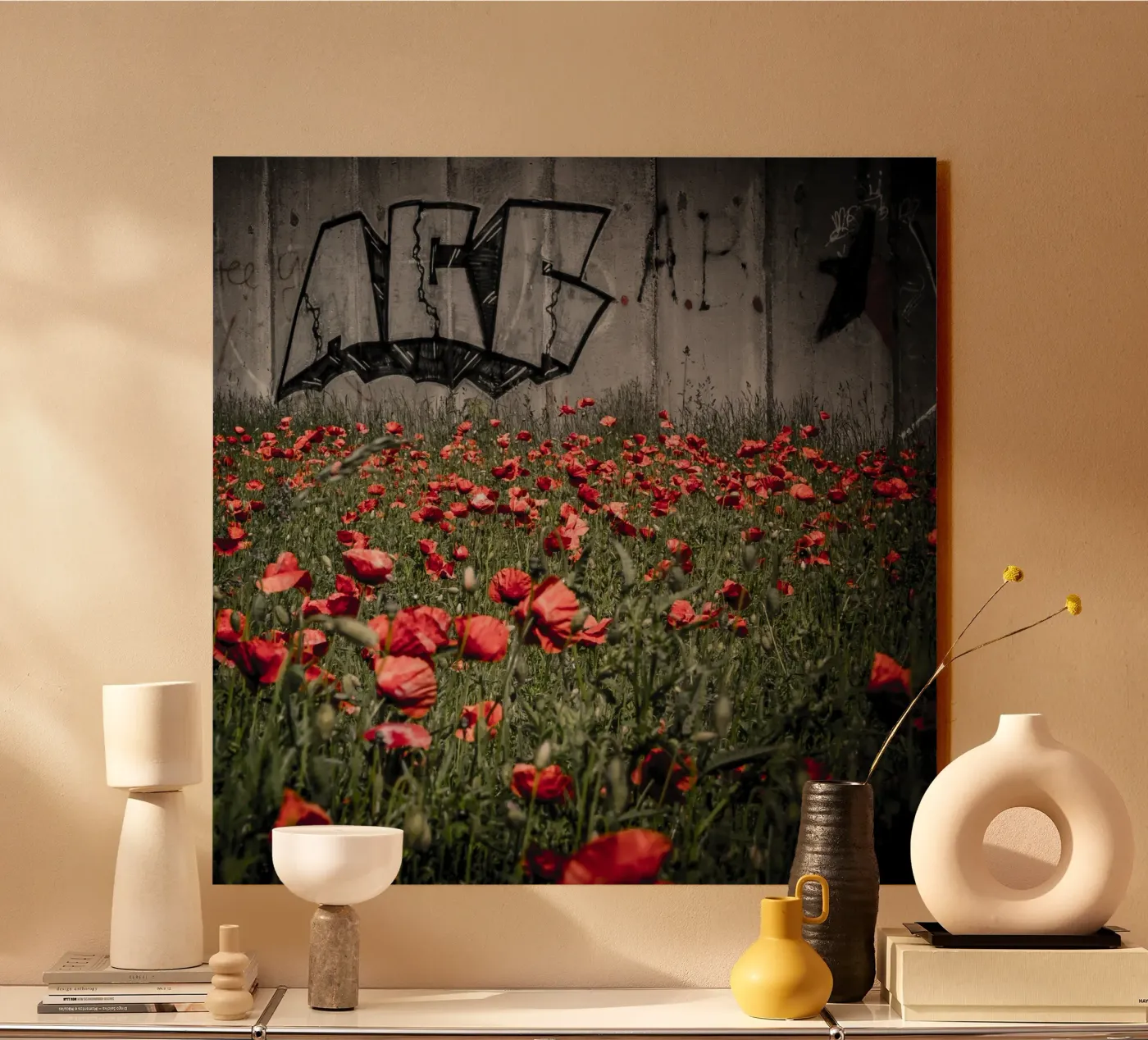 Red Poppy acrylic glass by photokult.rr
