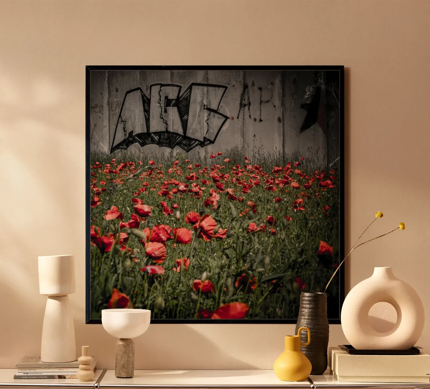 Roter Mohn Poster von photokult.rr