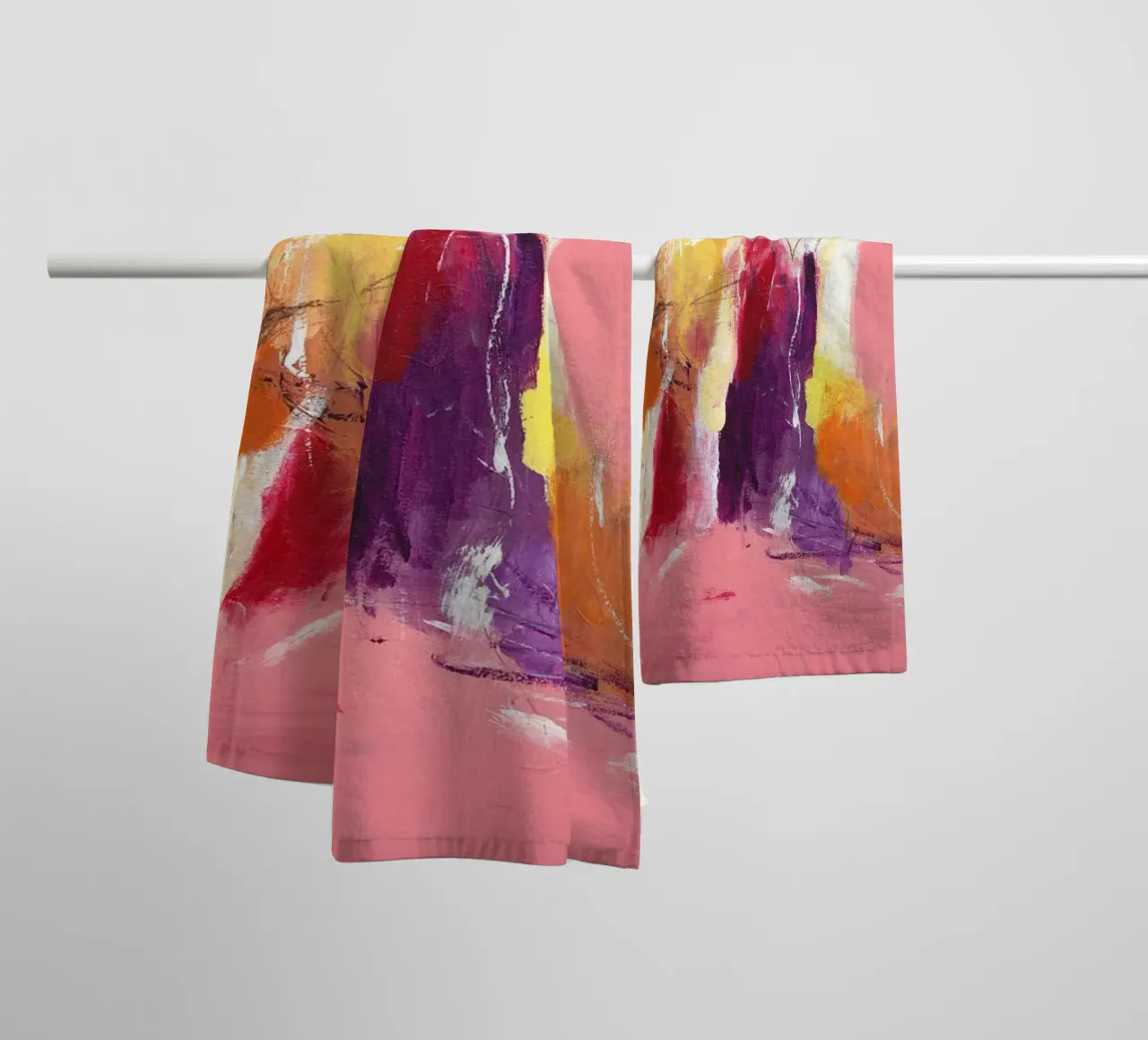 Tove Höglund - I colori dell'autunno asciugamano da bagno da The Artcircle