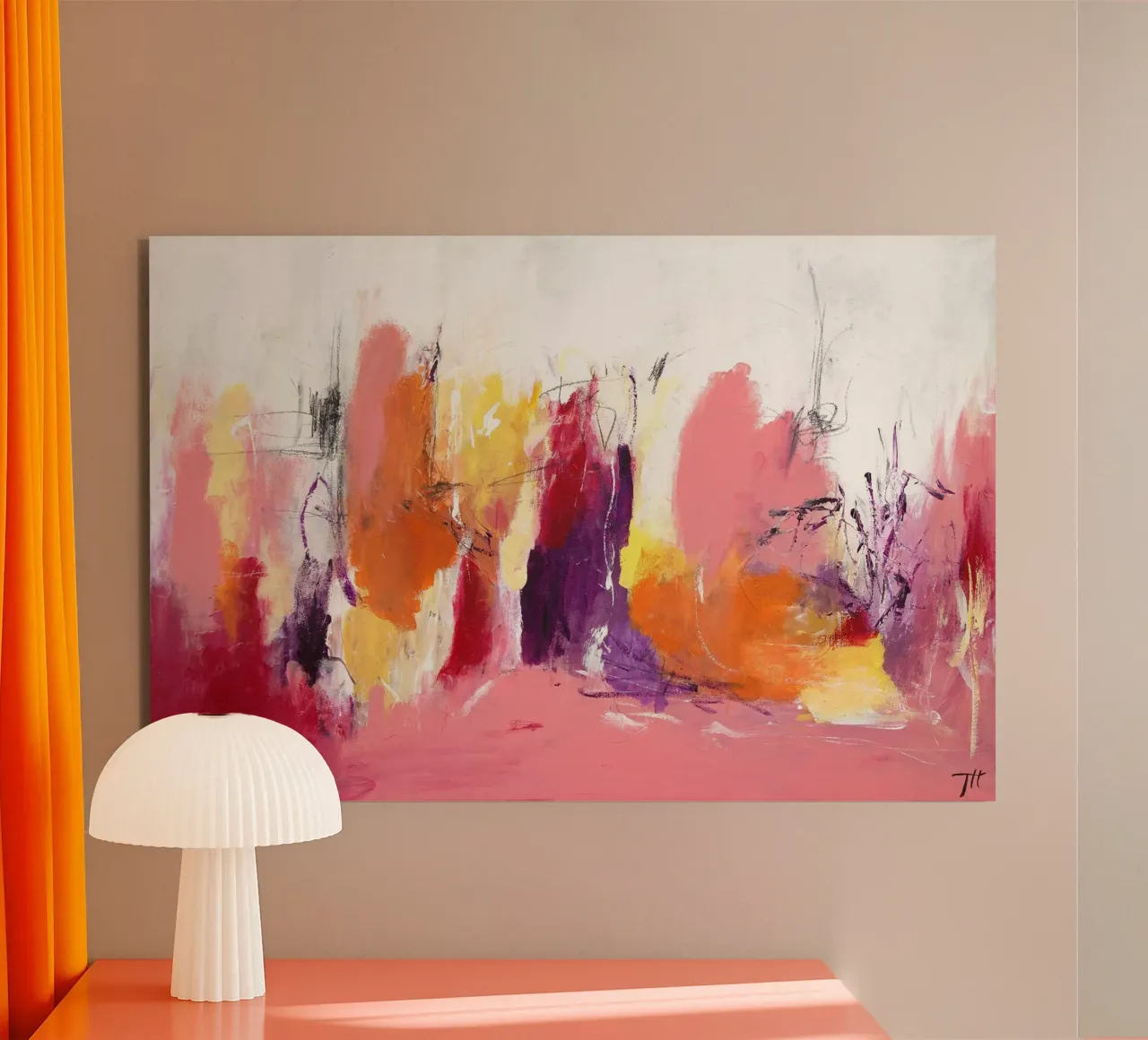 Tove Höglund - I colori dell'autunno alluminio dibond da The Artcircle