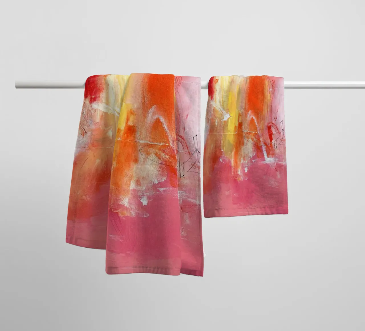 Tove Höglund - Resta appassionata asciugamano da bagno da The Artcircle