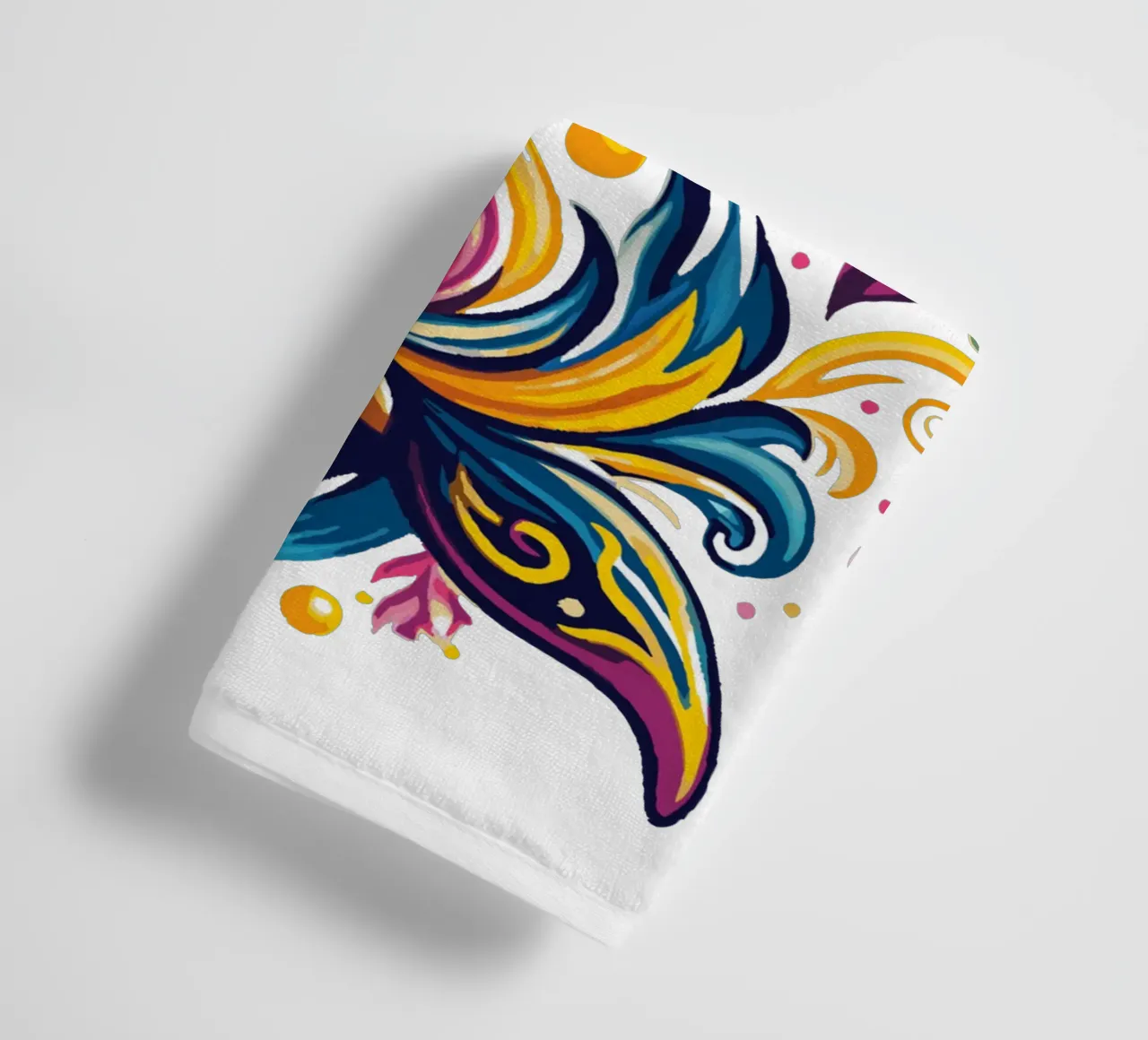 Delphinsprung auf dem Meer Handtuch von Artnesia