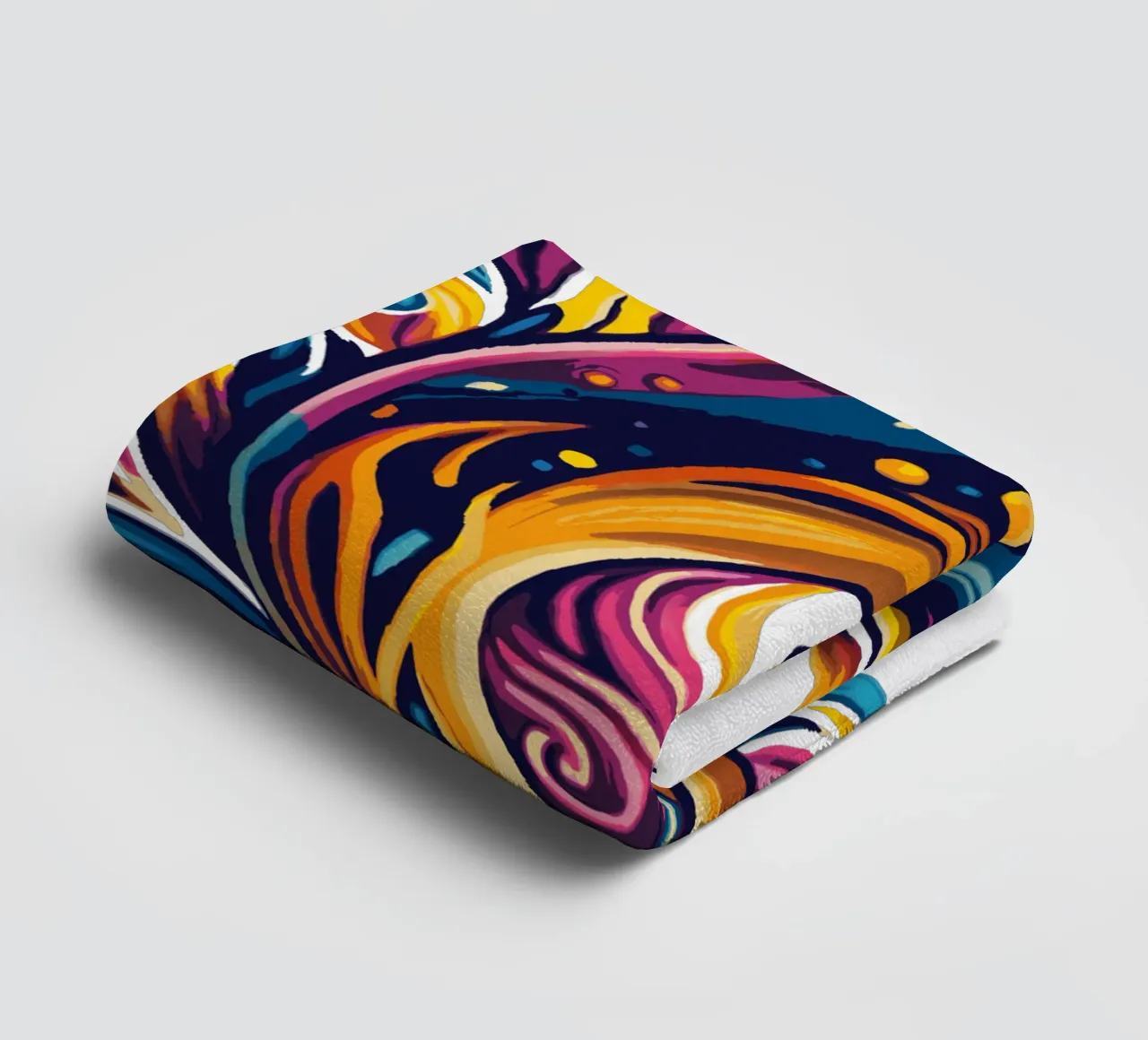 Delphinsprung auf dem Meer Handtuch von Artnesia