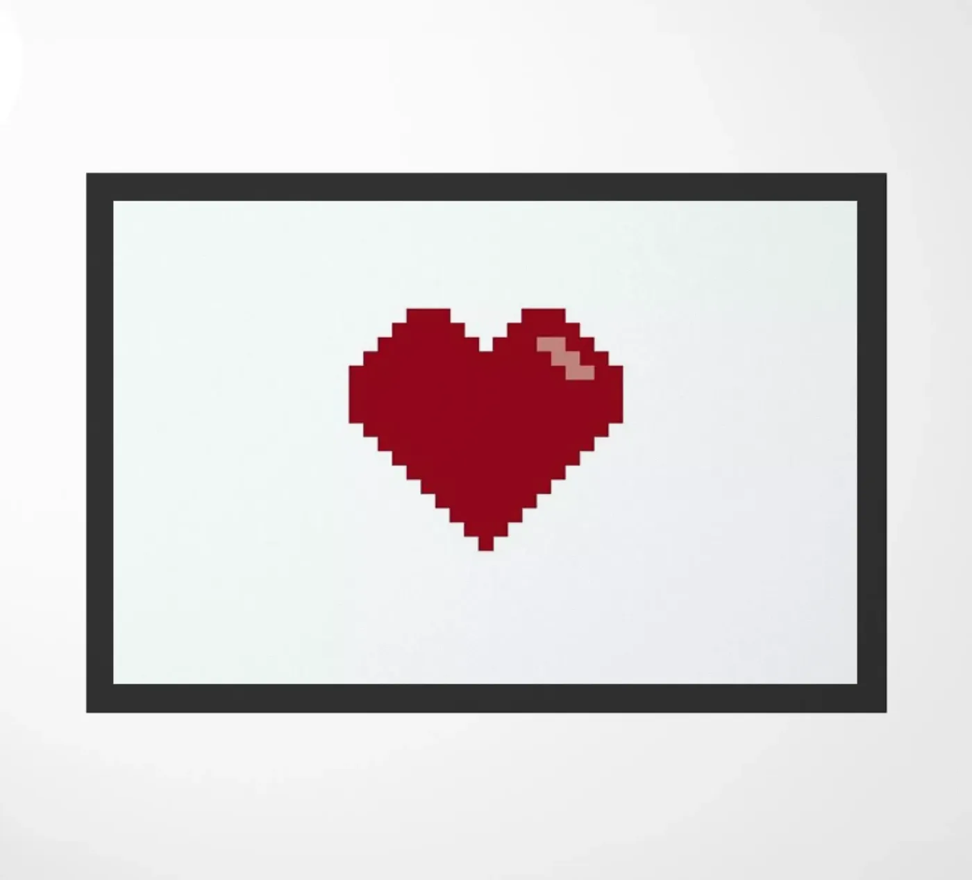 Pixel Heart deurmat van Studio One