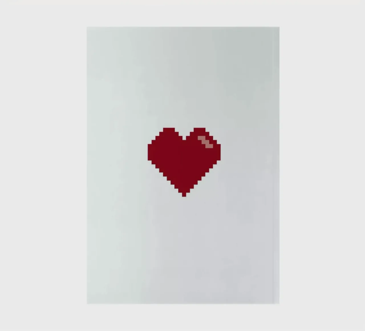 Pixel Heart notebook by Studio One