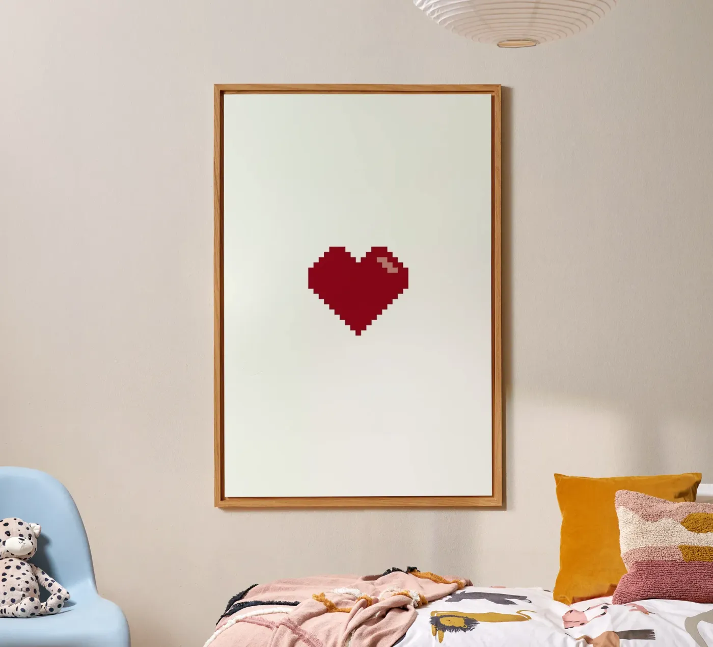 Pixel Heart alluminio dibond da Studio One