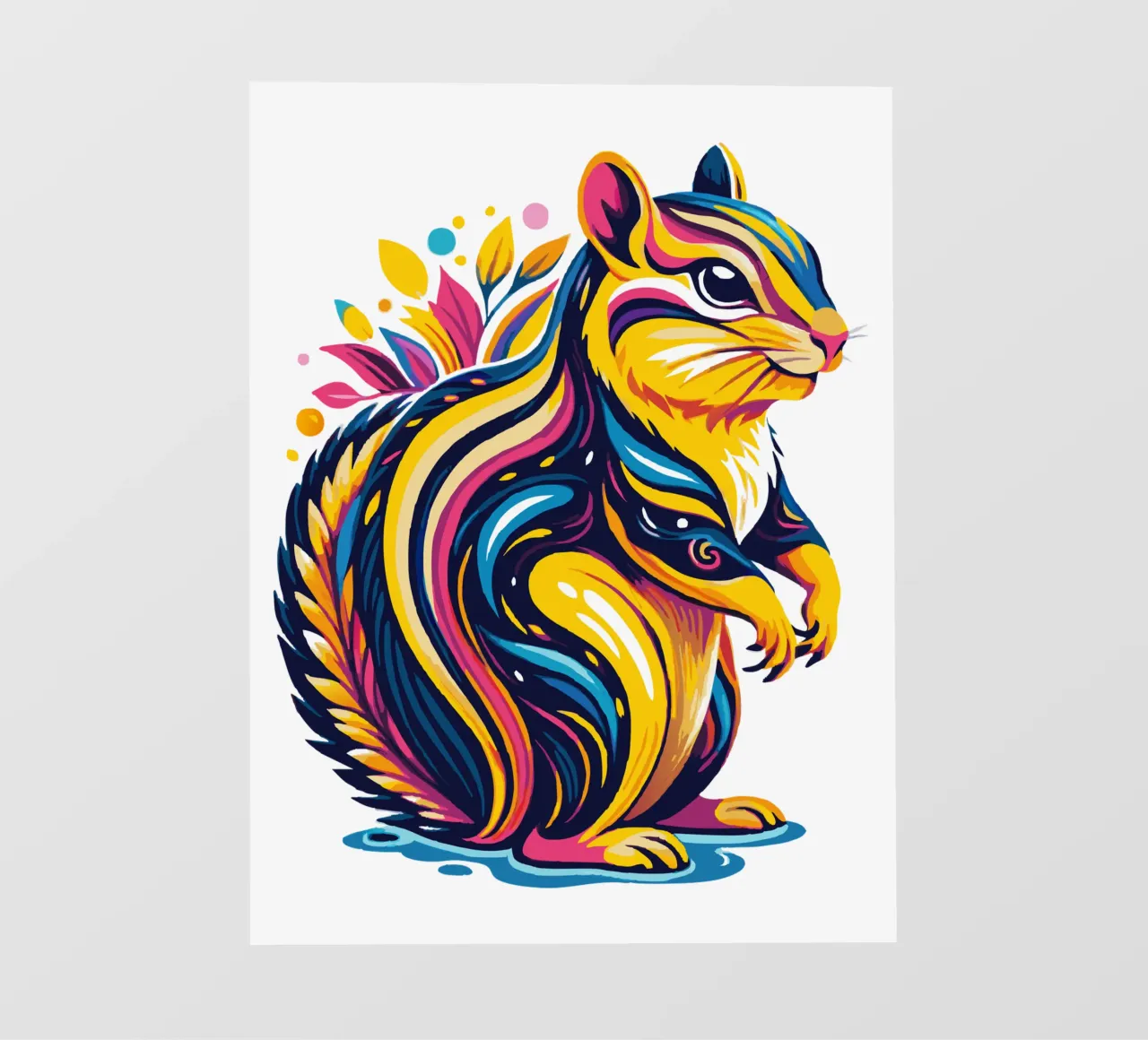 Funny Chipmunk Fullcolours pvc cover by Artnesia