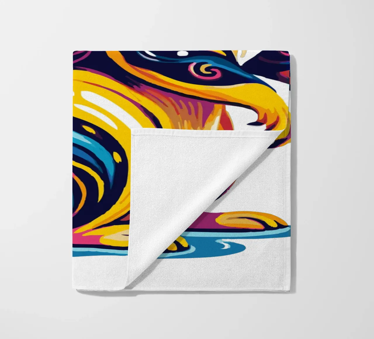 Funny Chipmunk Fullcolours beach towel by Artnesia