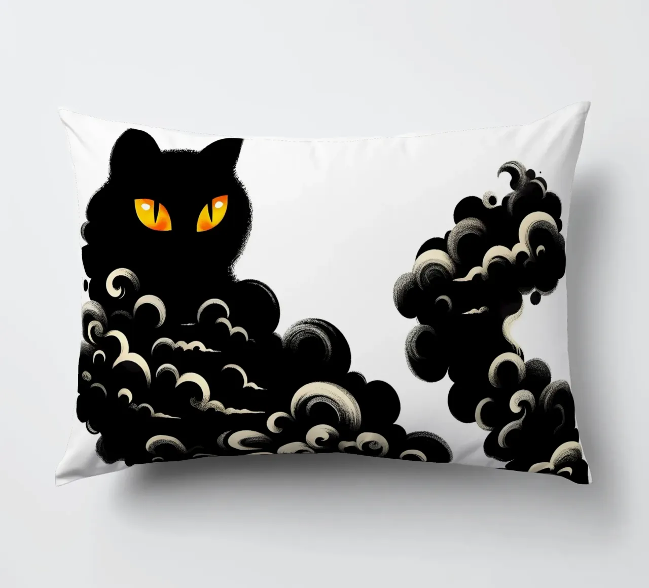 Climate Change Cat decorative cushion by ARTOMATIC