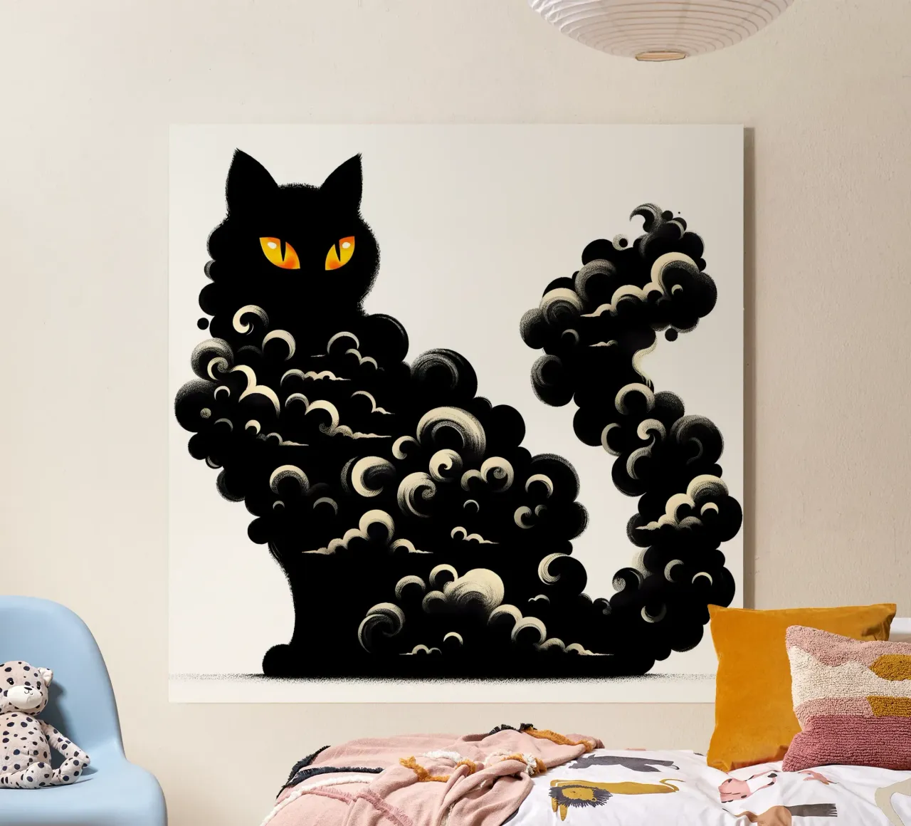 Climate Change Cat acrylic glass by ARTOMATIC