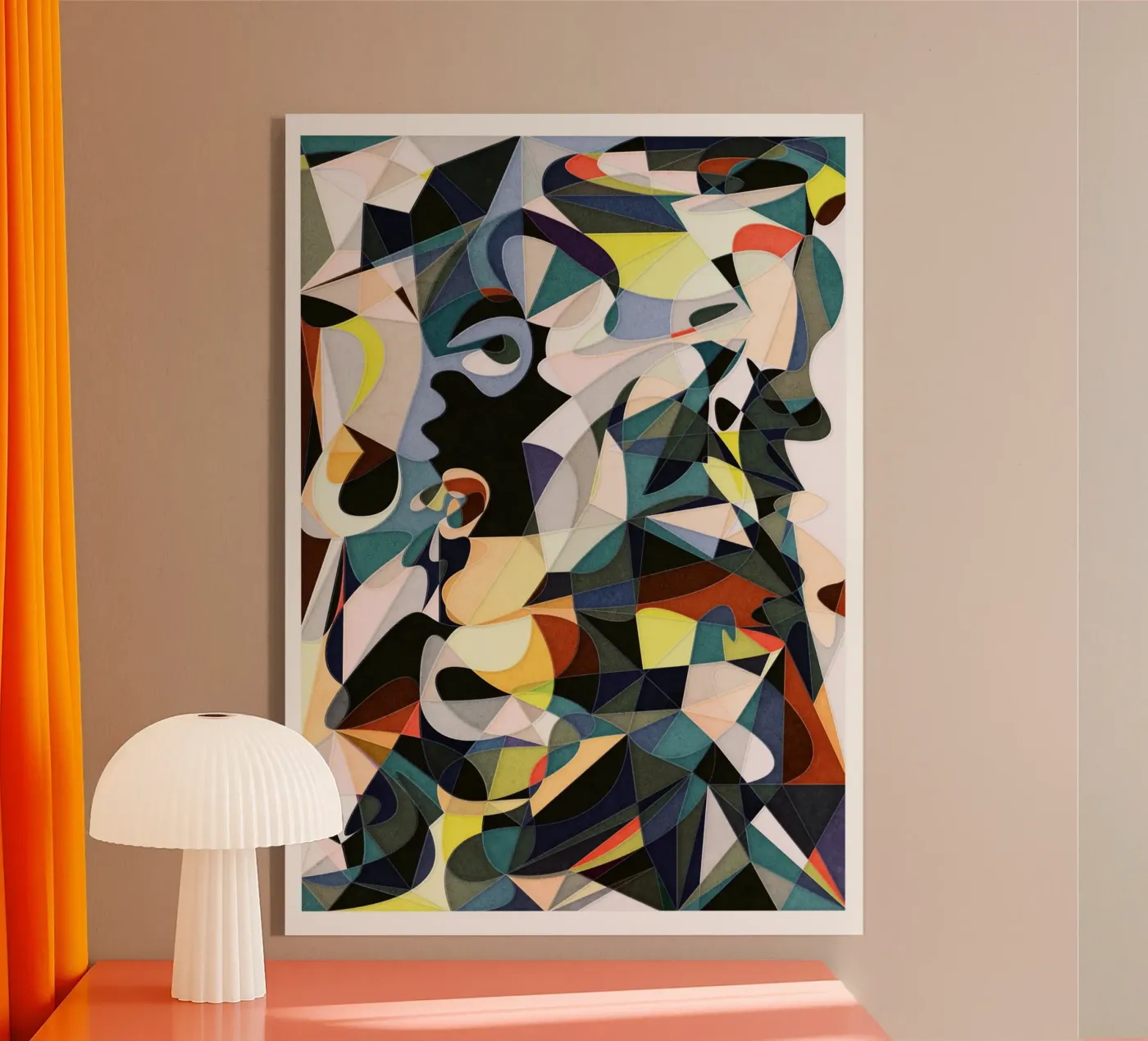 Done acryl van Abstract Joy