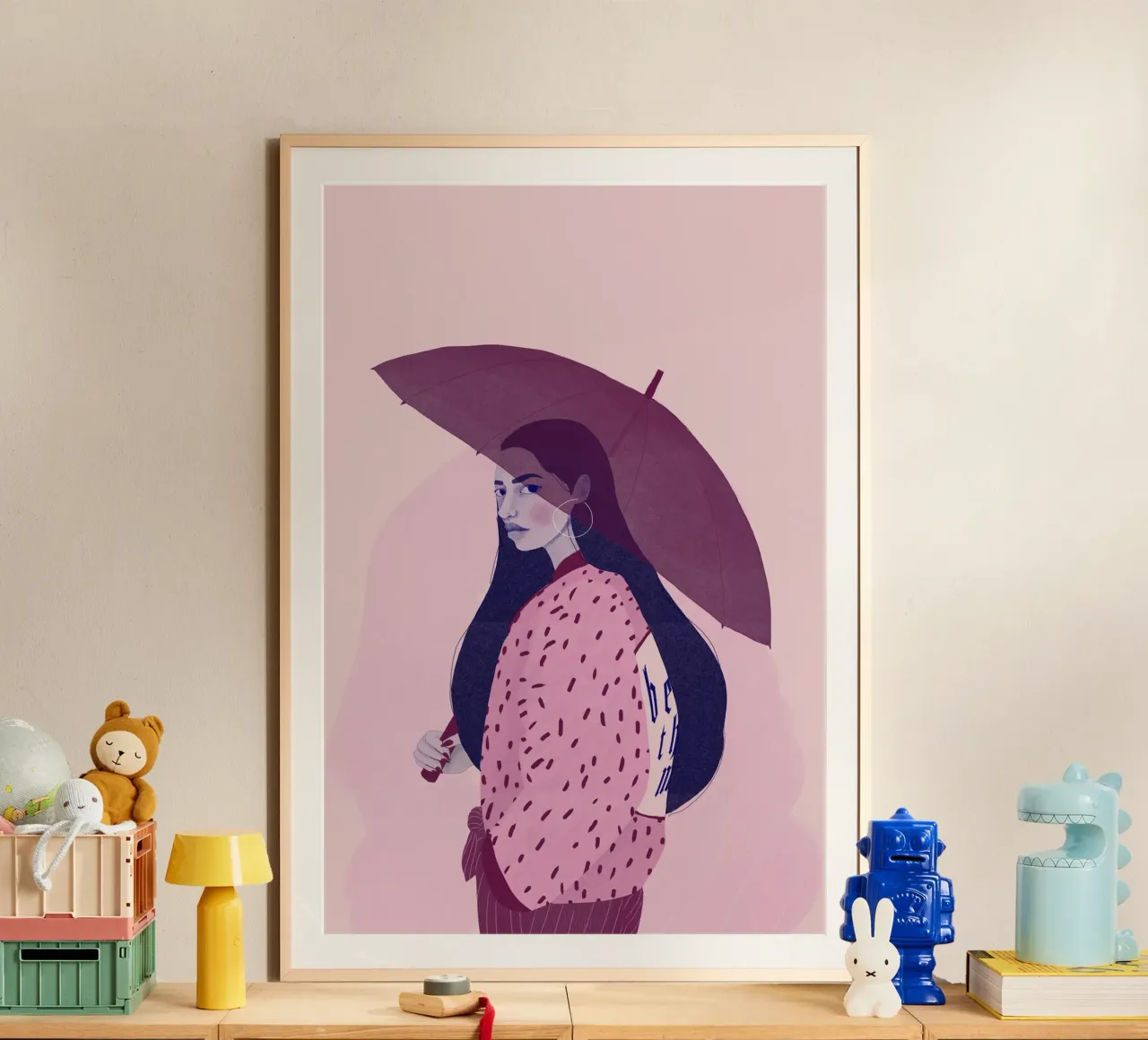 Veronika Grenzebach - Ombrello poster con telaio in alluminio da The Artcircle