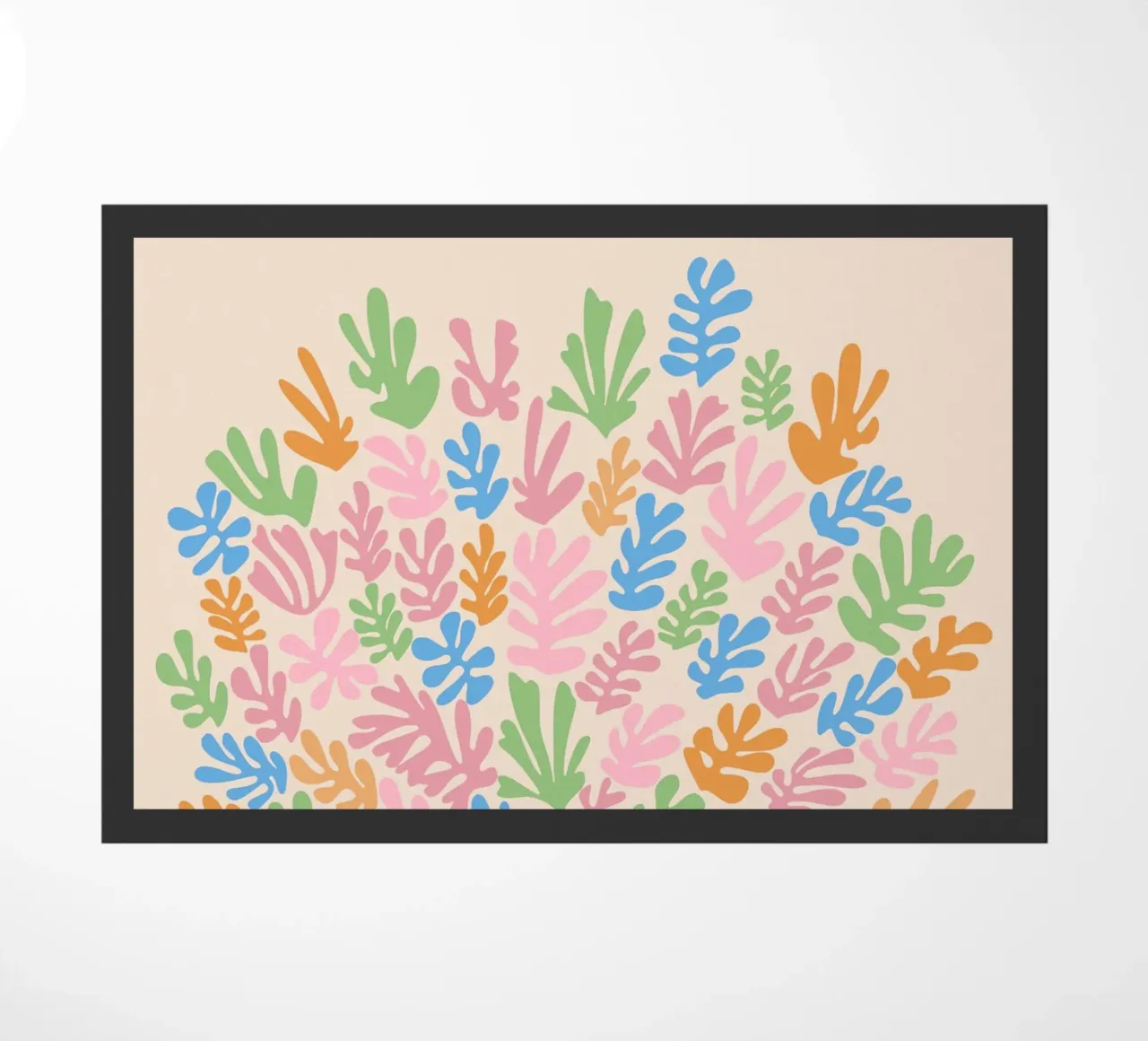 Design ispirato a Matisse - Decorazione di carta colorata zerbino da Whole©
