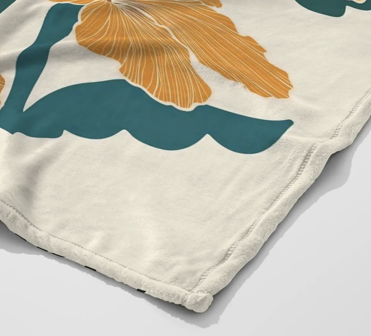 Mercato dei fiori di Seul - Florales Retro-Design coperta in pile da Whole©