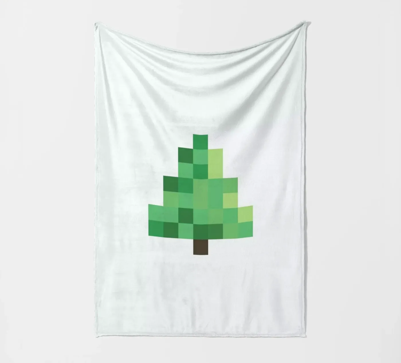 Pixel Tree Fleecedecke von Studio One