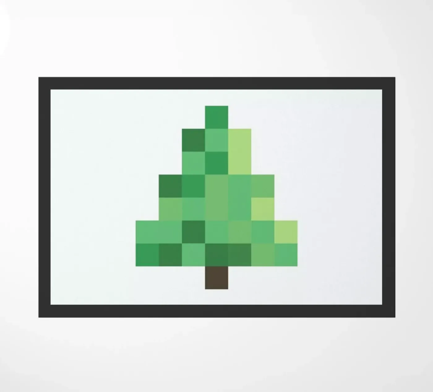 Pixel Tree doormat by Studio One