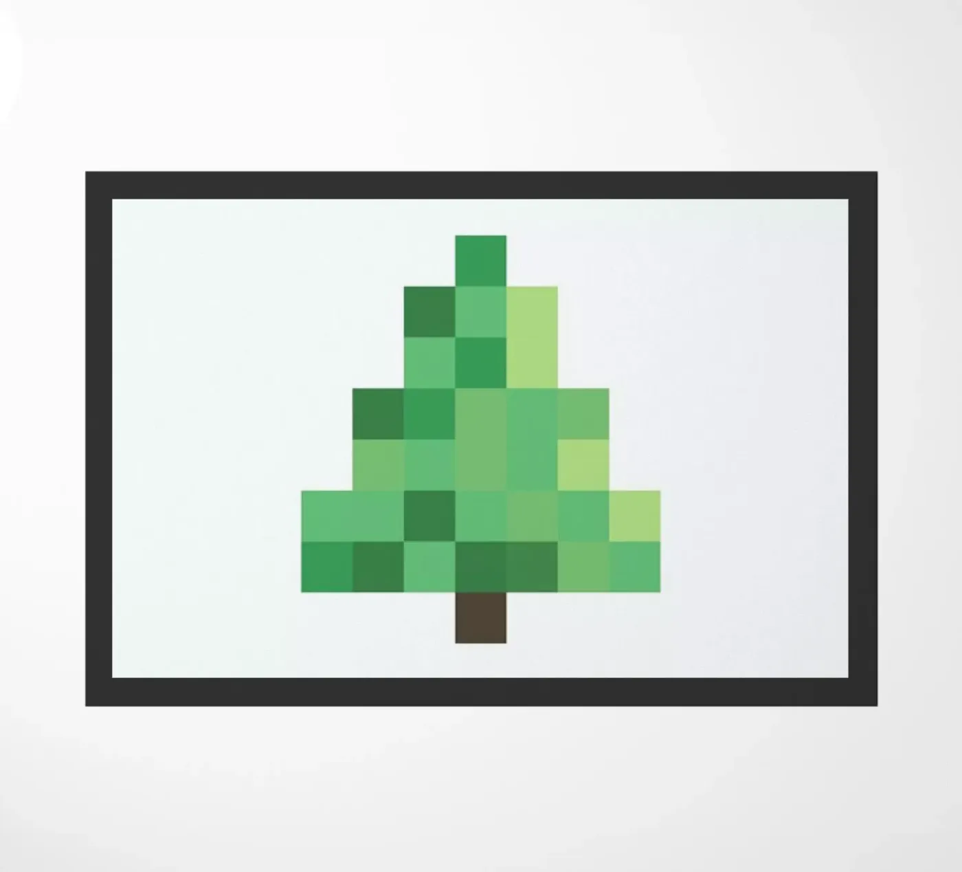 Pixel Tree deurmat van Studio One