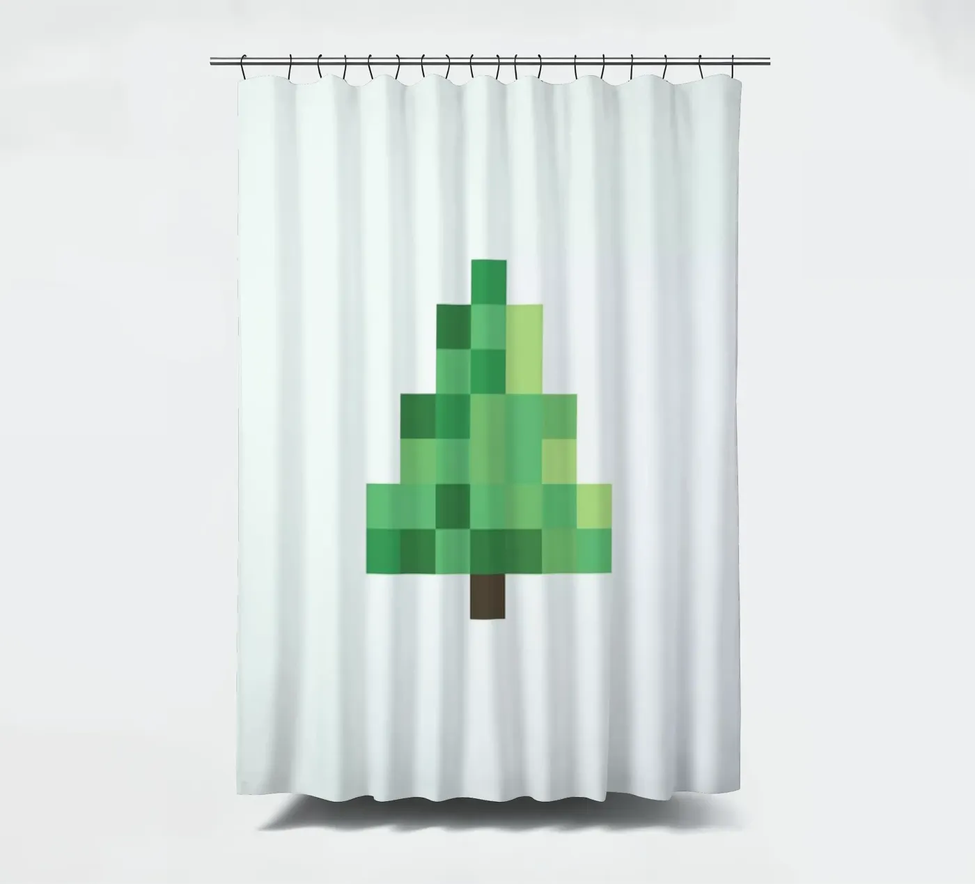 Pixel Tree Duschvorhang von Studio One