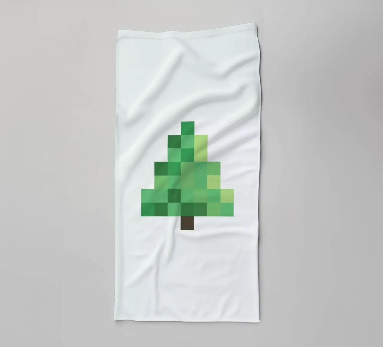 Pixel Tree badhanddoek van Studio One